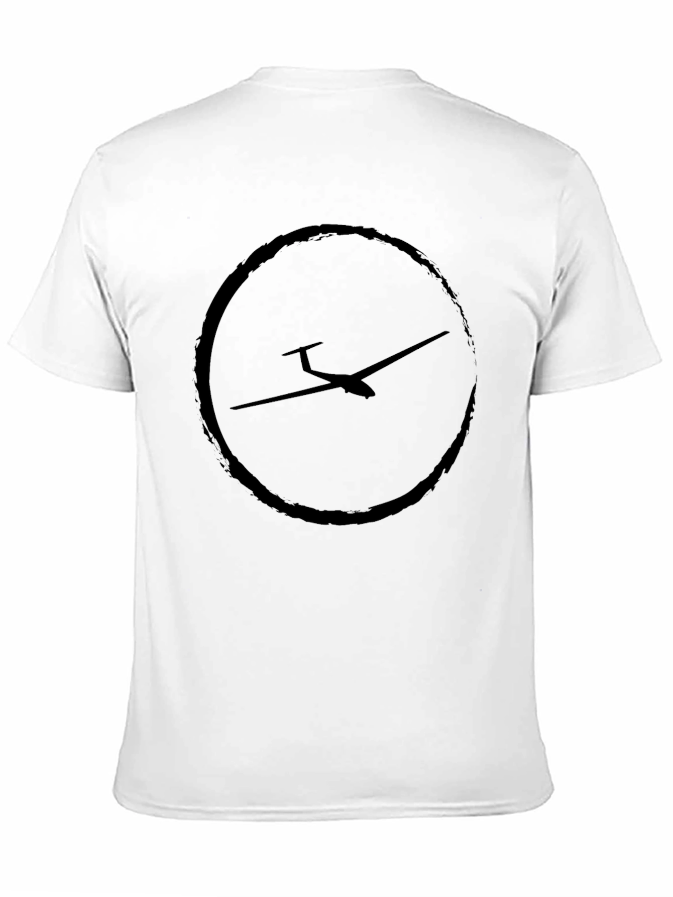 Black Glider Plane T-Shirt