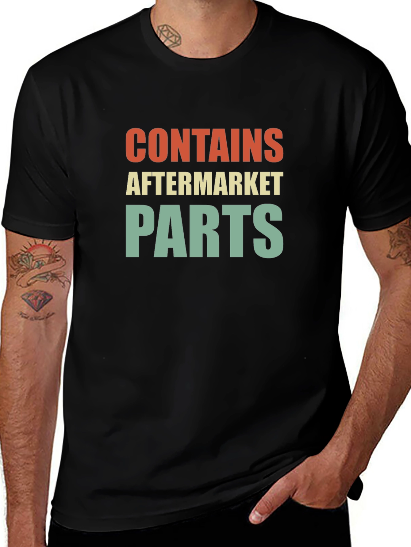 Contains Aftermarket Parts Graphic Tee
