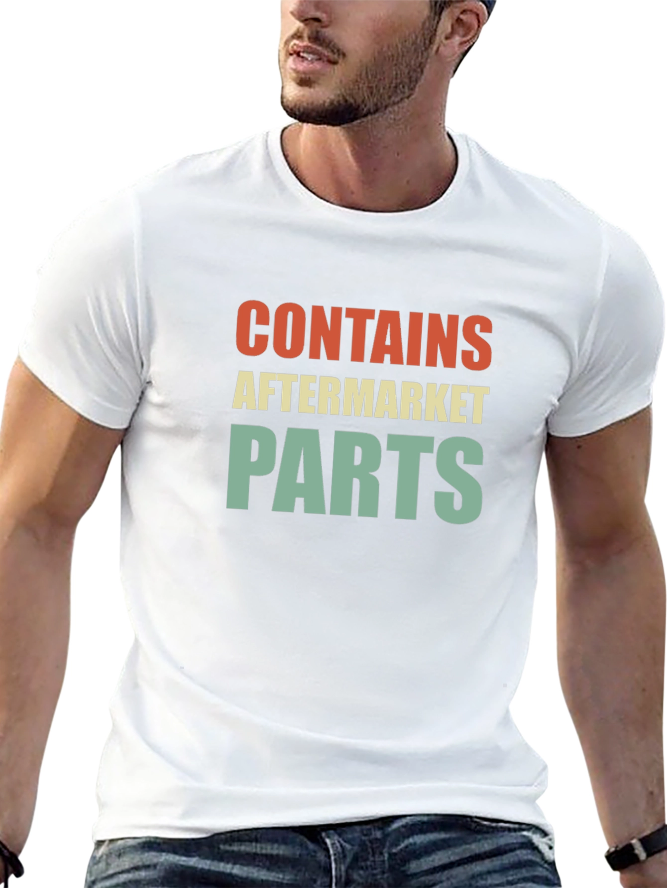 Contains Aftermarket Parts Graphic Tee