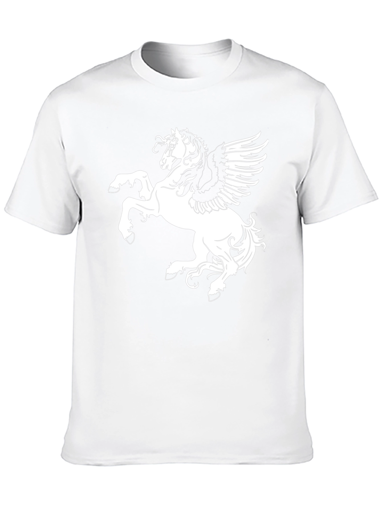 Pegasus Graphic Tee - Black Cotton