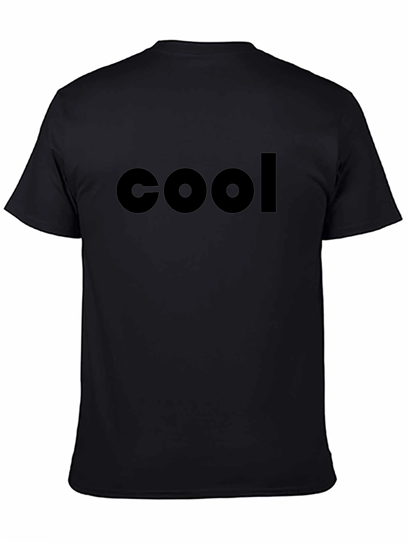 Cool Black Graphic Tee - Mens Casual T-Shirt