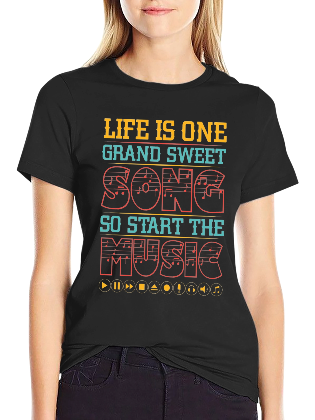 Life is One Grand Sweet Song Graphic Tee