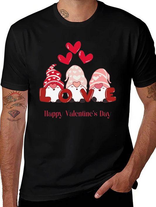 Valentines Day Gnomes Graphic Tee