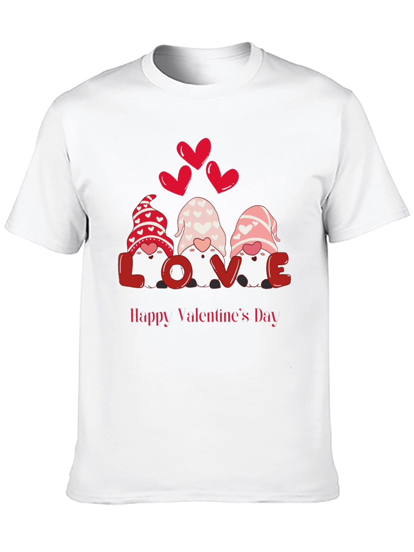 Valentines Day Gnomes Graphic Tee