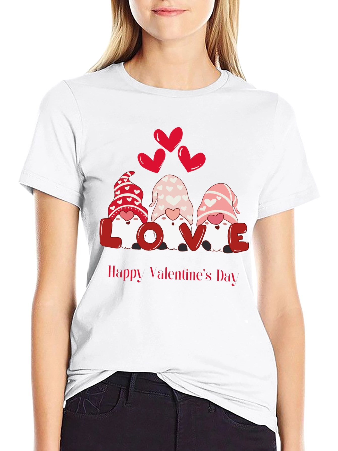 Valentines Day Gnomes Graphic Tee