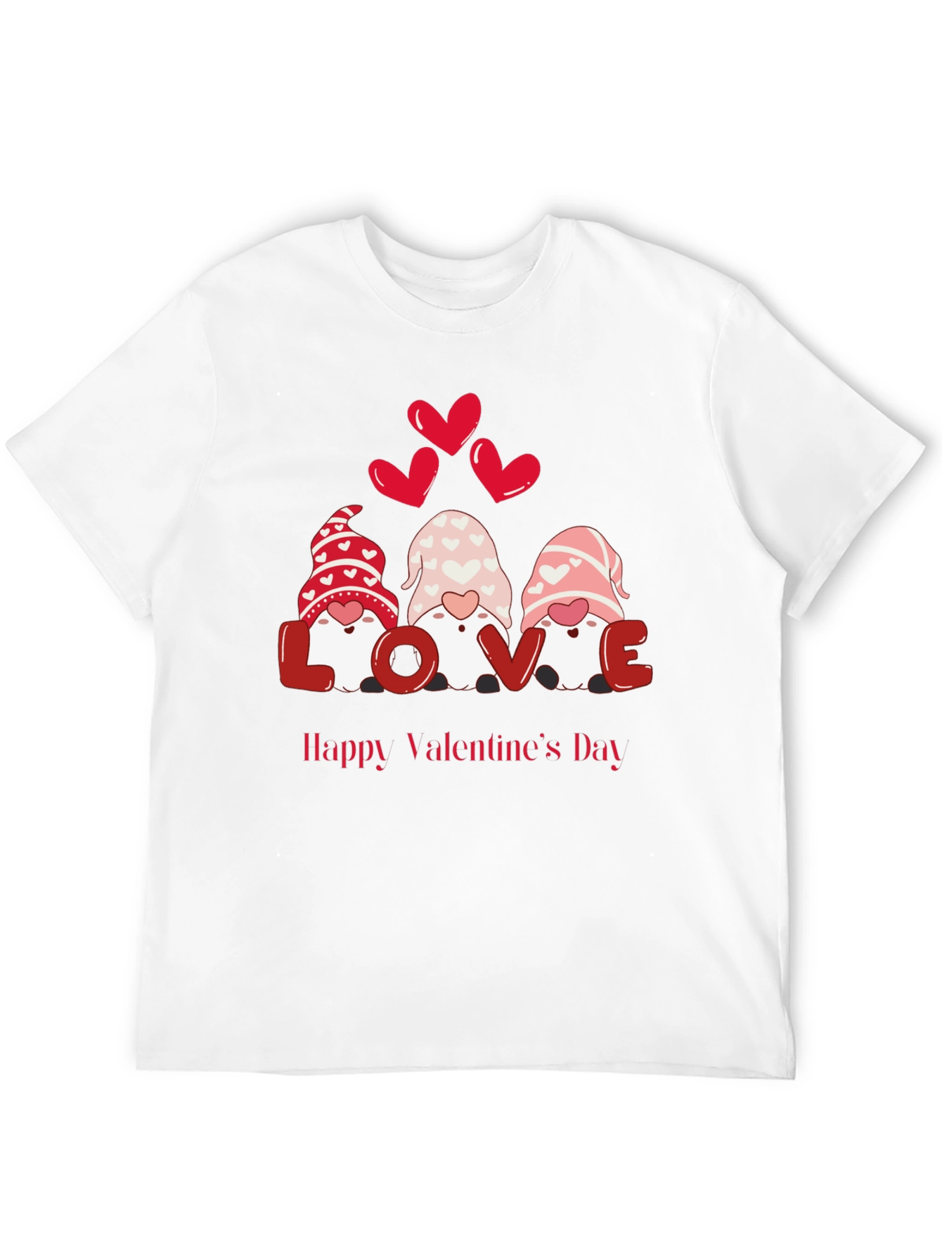 Valentines Day Gnomes Graphic Tee