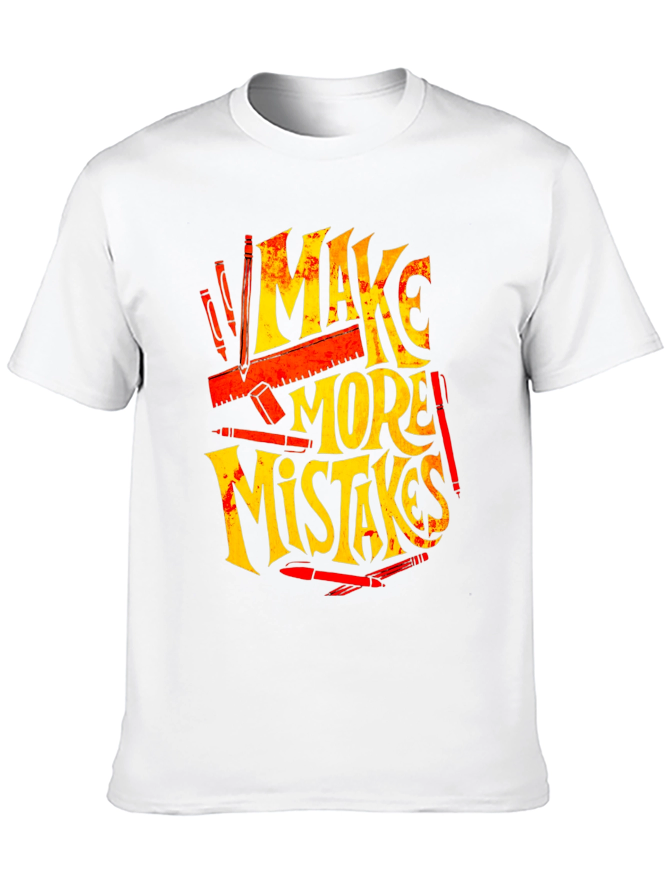 Make More Mistakes Graphic Tee - Black
