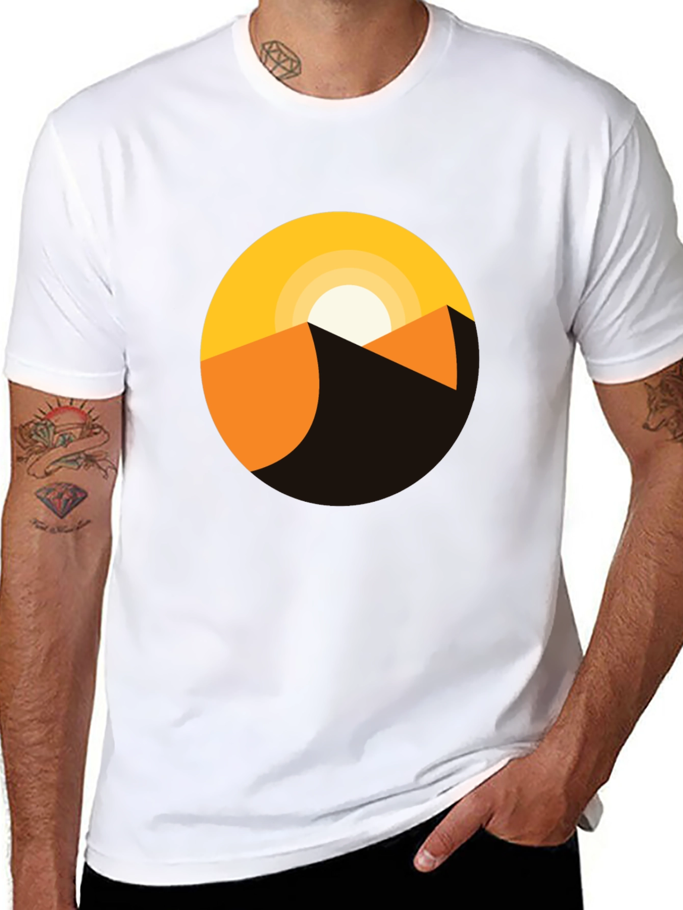 Minimalist Desert Sun T-Shirt