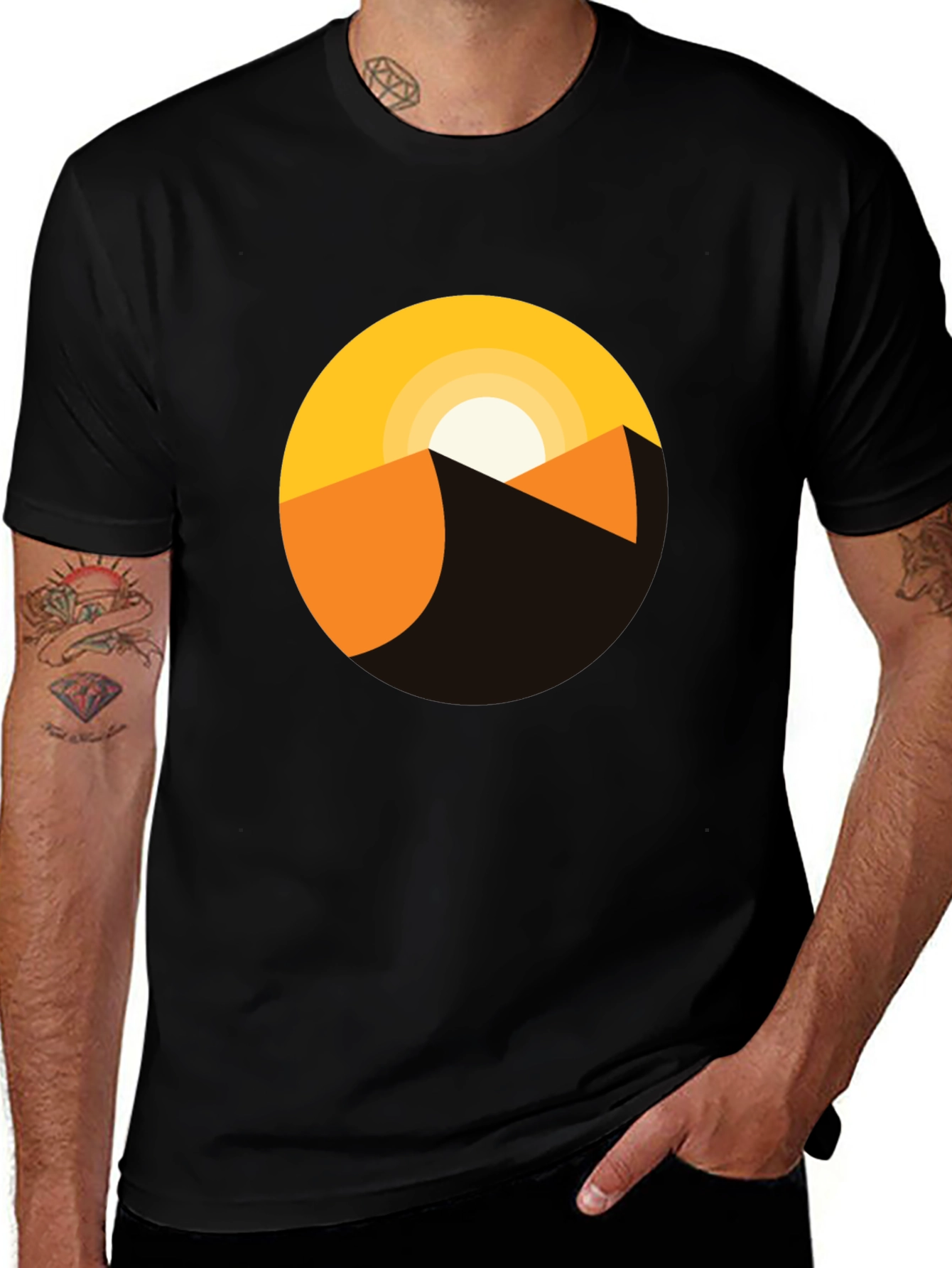 Minimalist Desert Sun T-Shirt