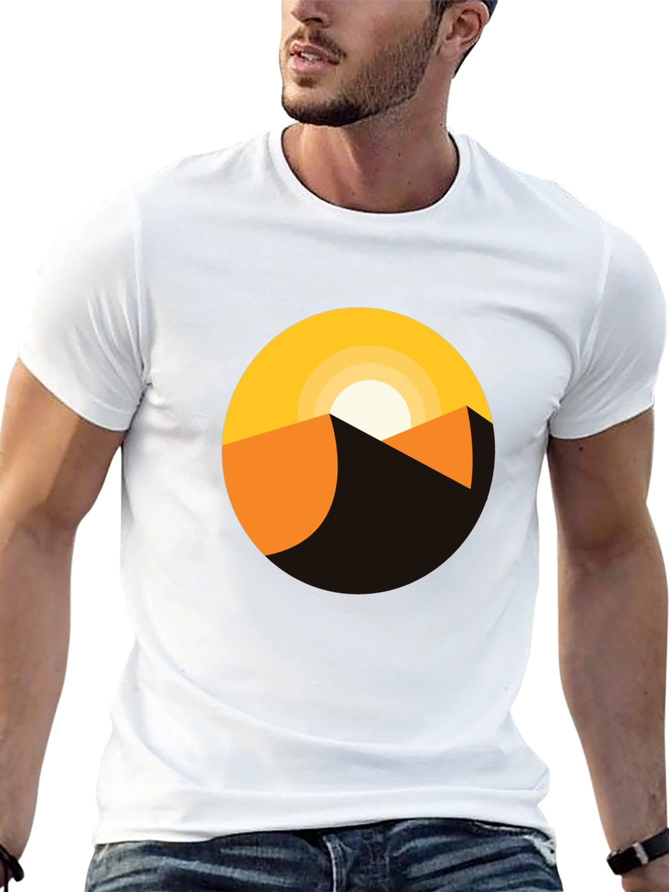 Minimalist Desert Sun T-Shirt