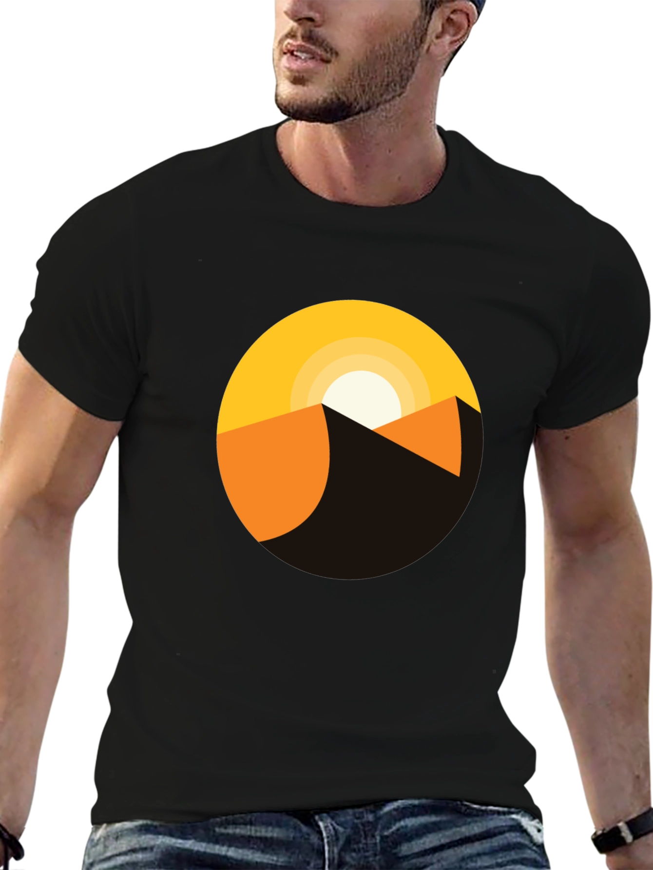 Minimalist Desert Sun T-Shirt
