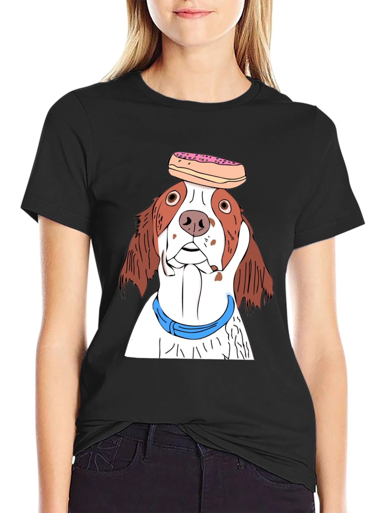 Dog with Donut T-Shirt