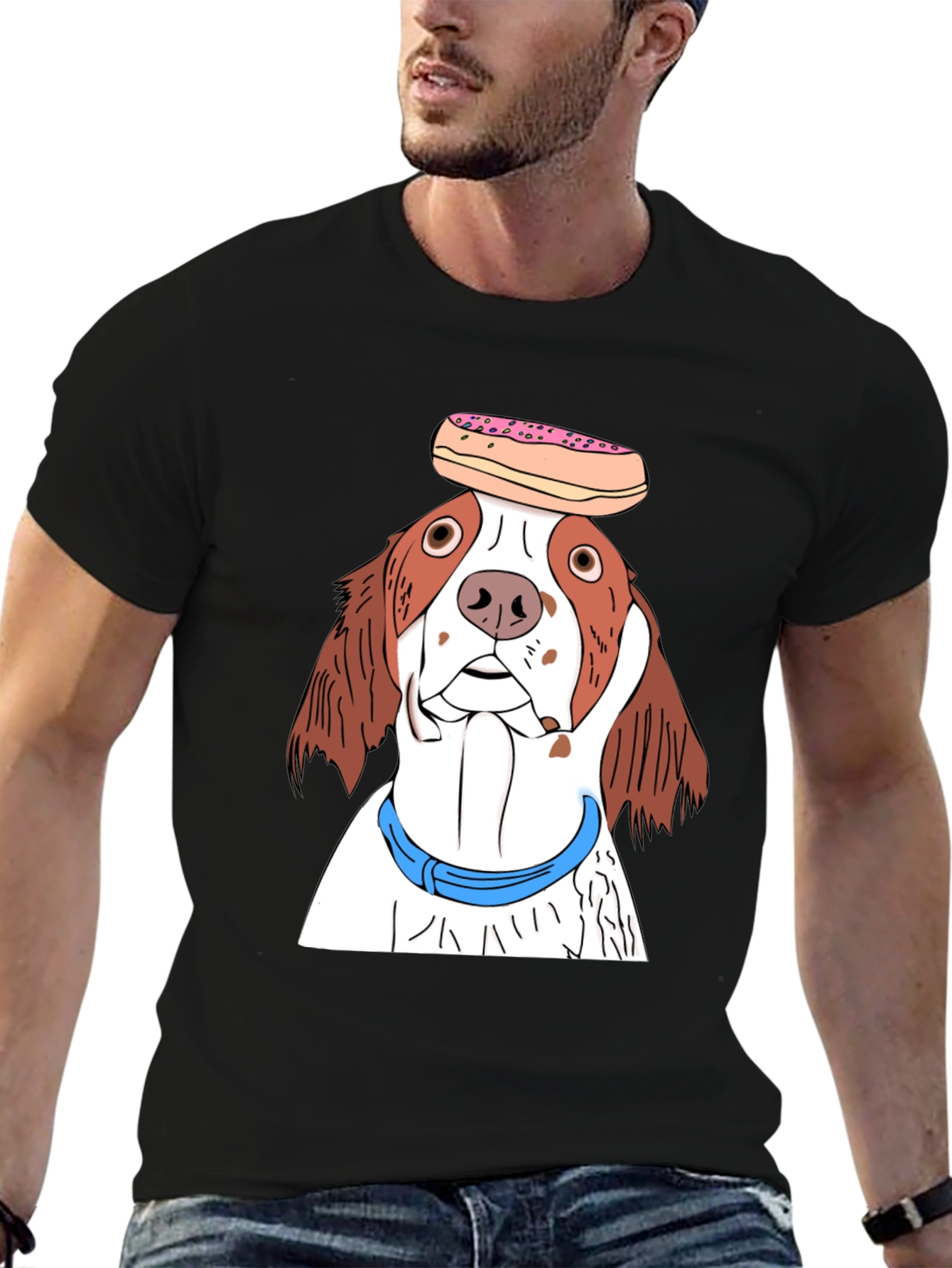 Dog with Donut T-Shirt