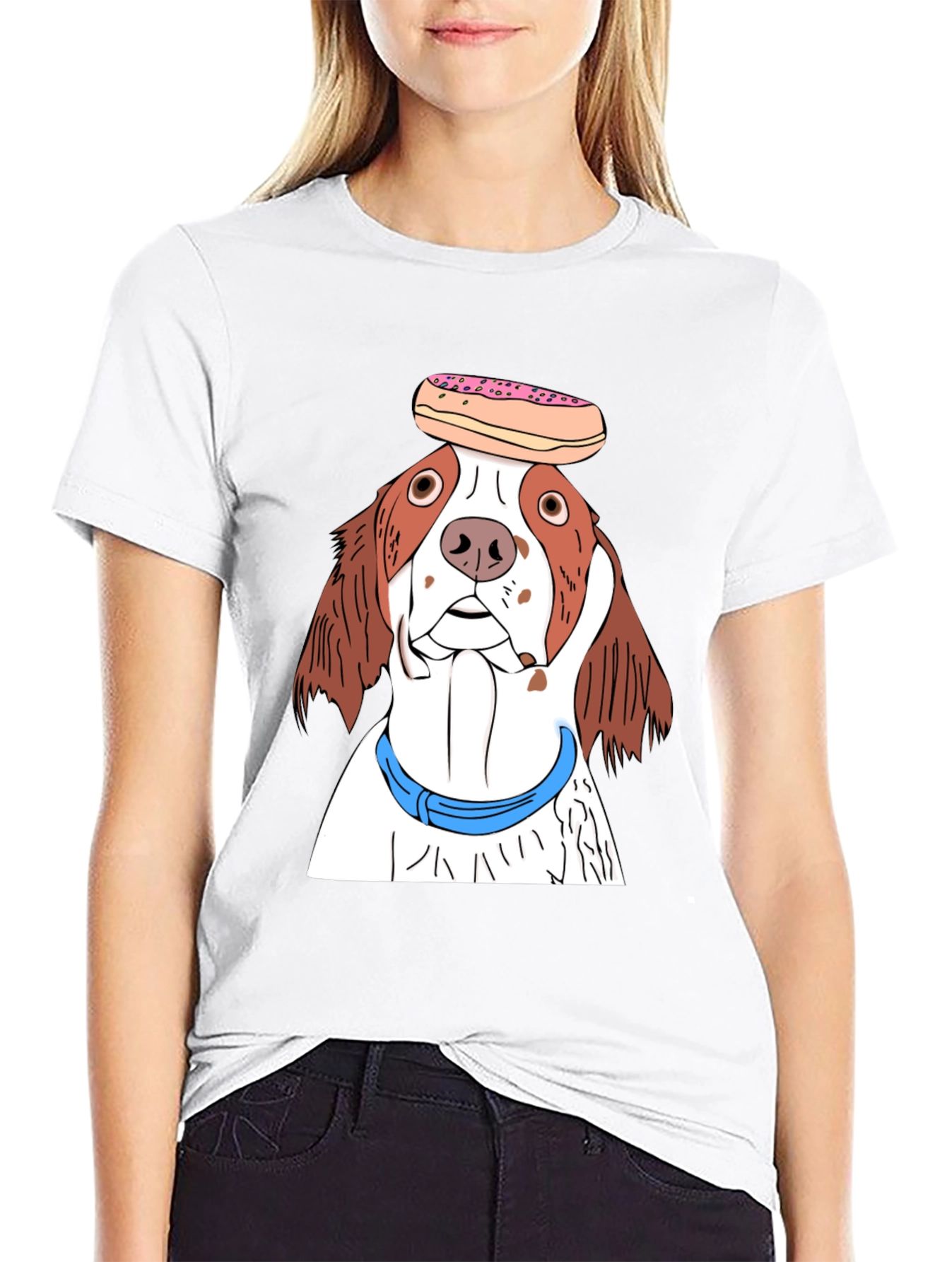 Dog with Donut T-Shirt