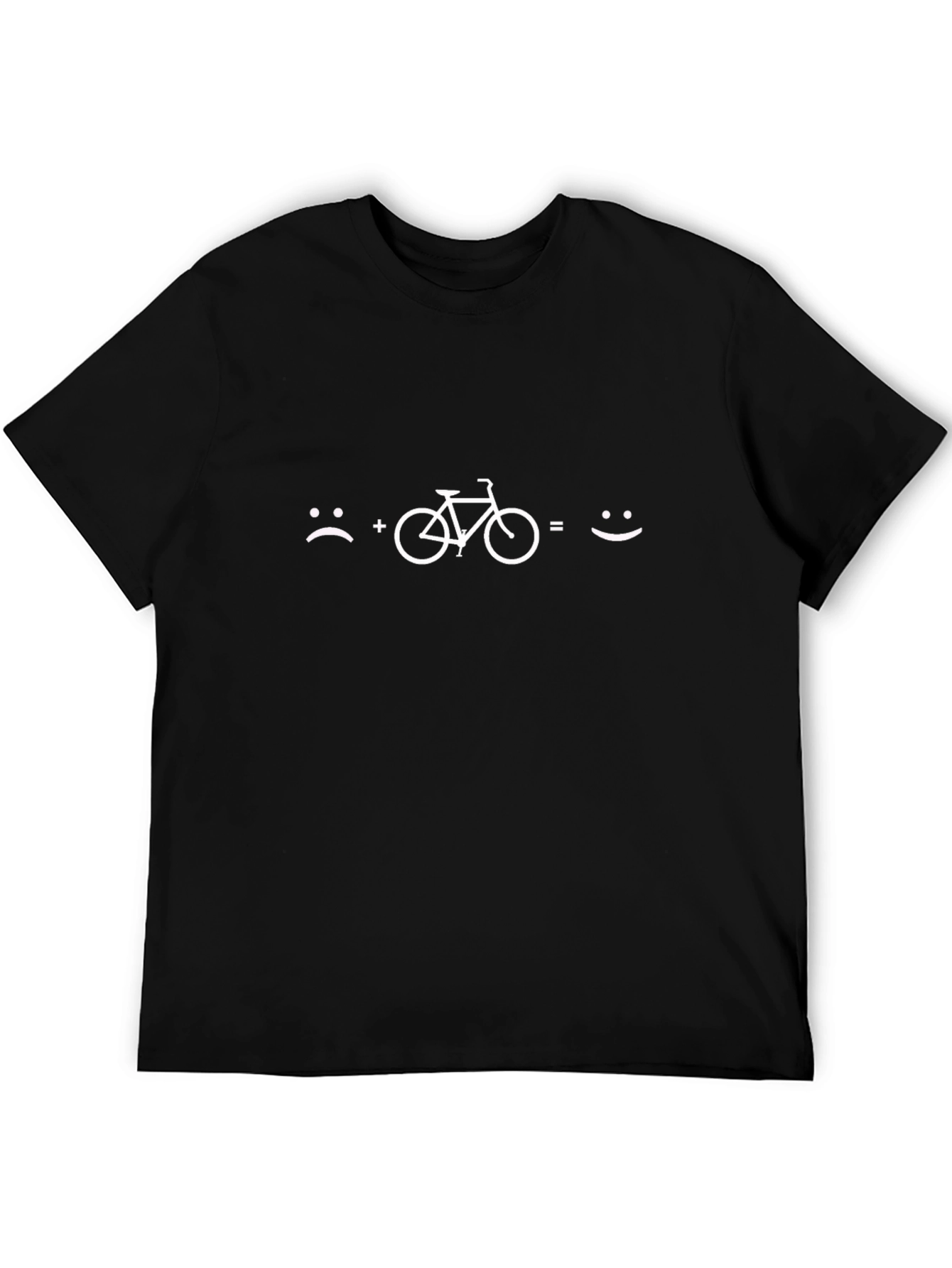 Cycling Equals Happiness Graphic T-Shirt