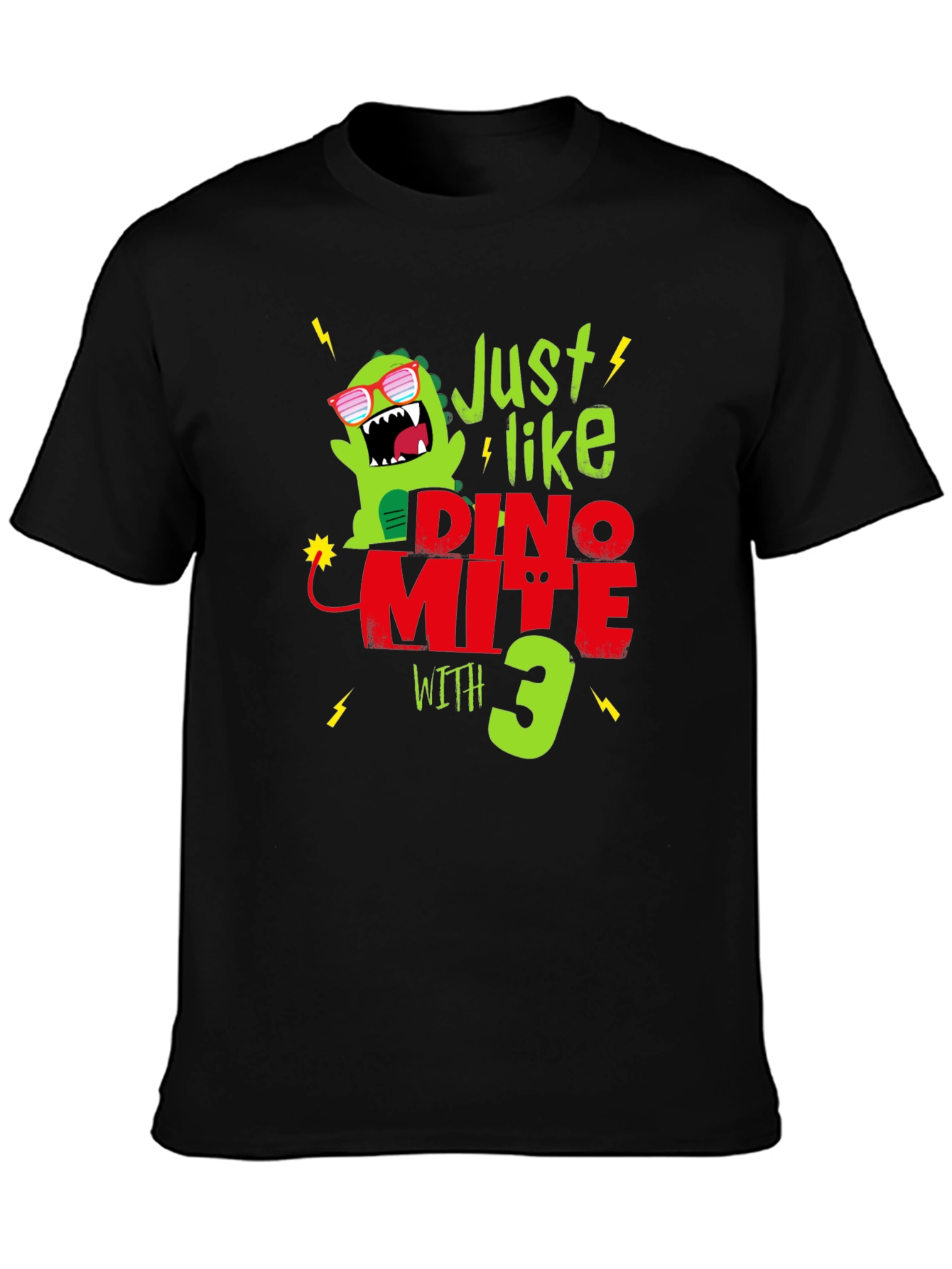Dino-Mite 3rd Birthday T-Shirt - Fun Dinosaur Tee!