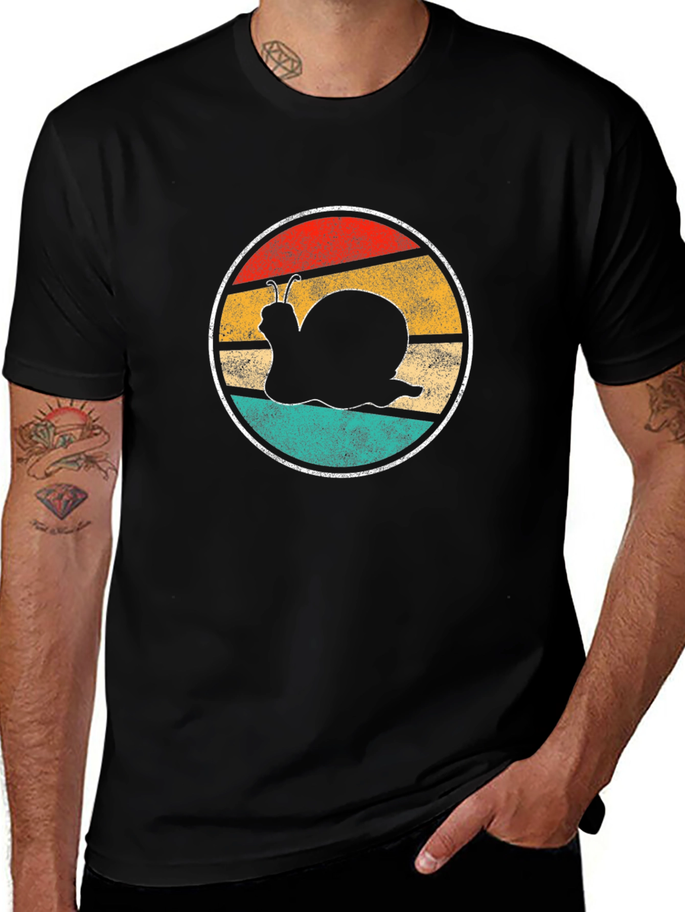 Retro Snail Graphic Tee - Unique & Stylish