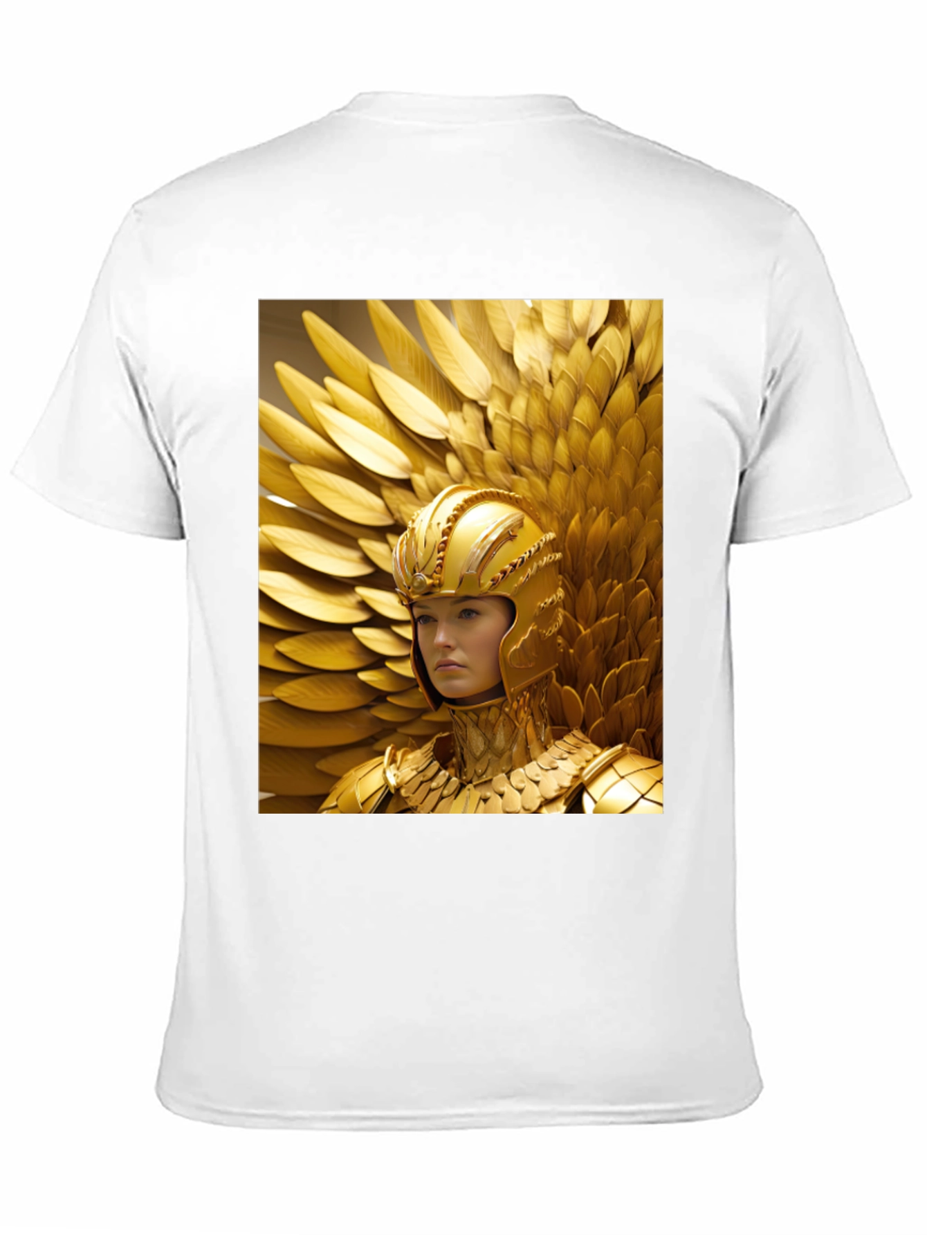 Golden Warrior T-Shirt - Bold Graphic Tee