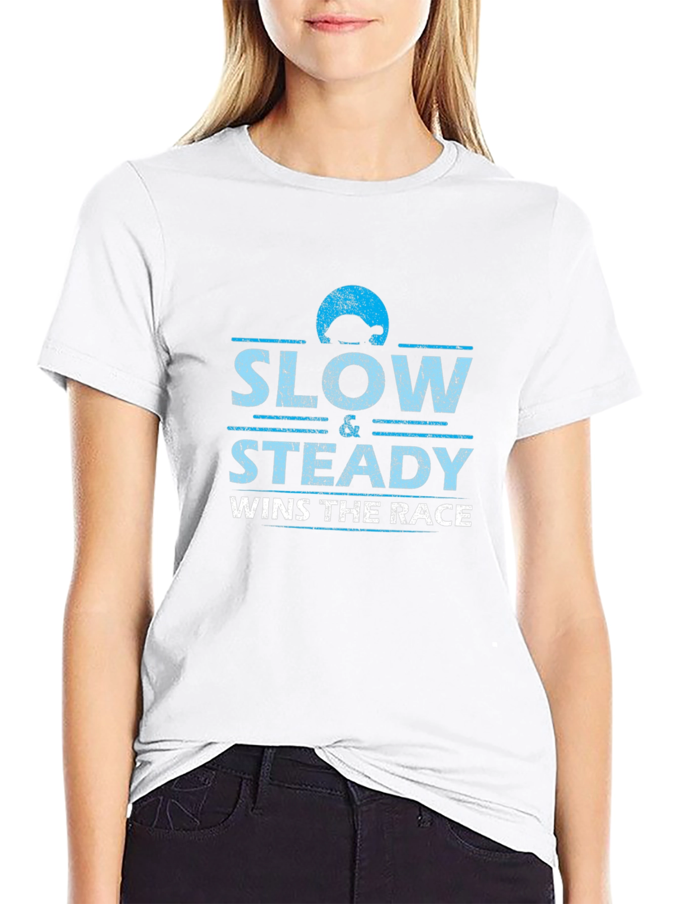Slow & Steady Wins the Race Black T-Shirt