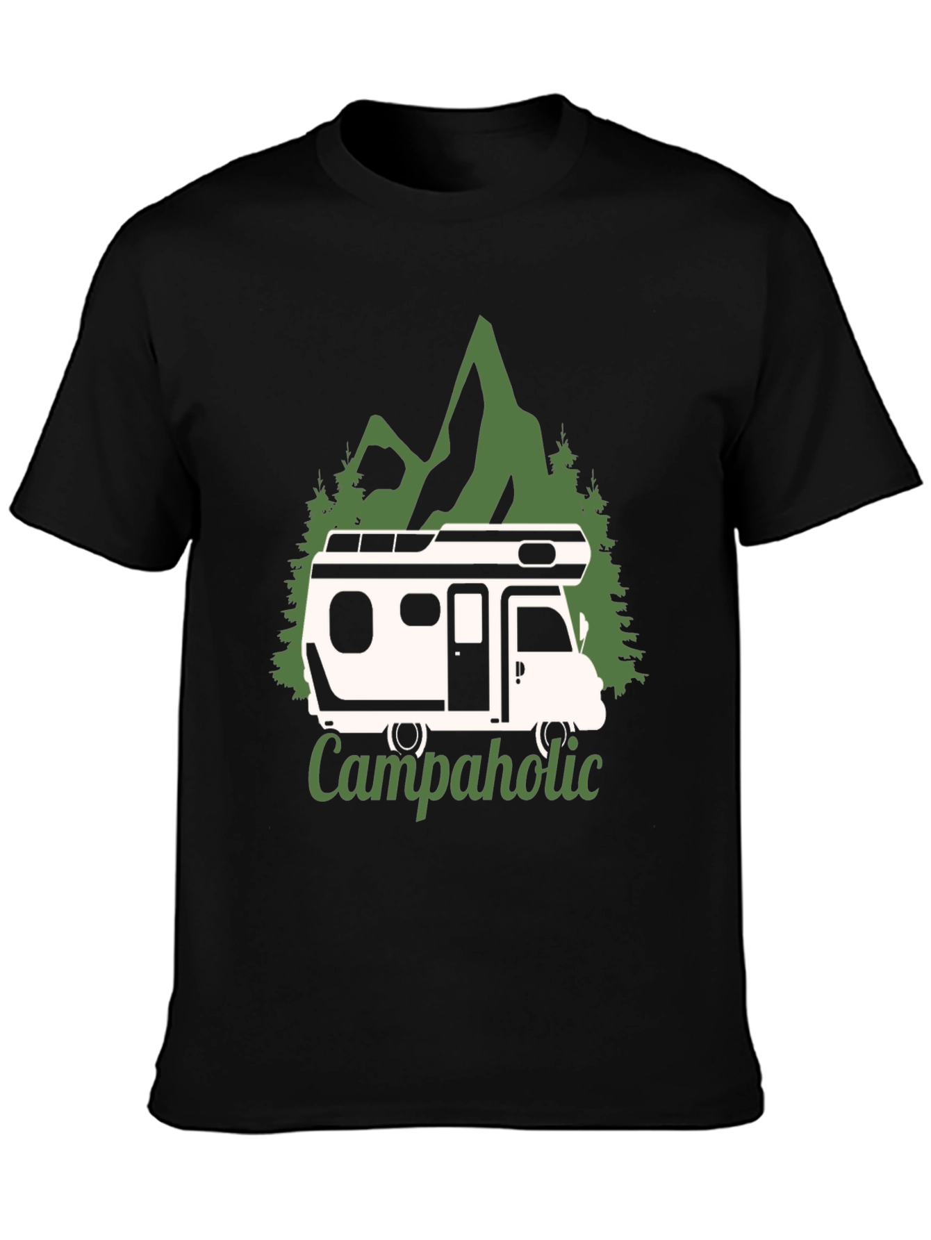 Campaholic T-Shirt - Camping RV Graphic Tee