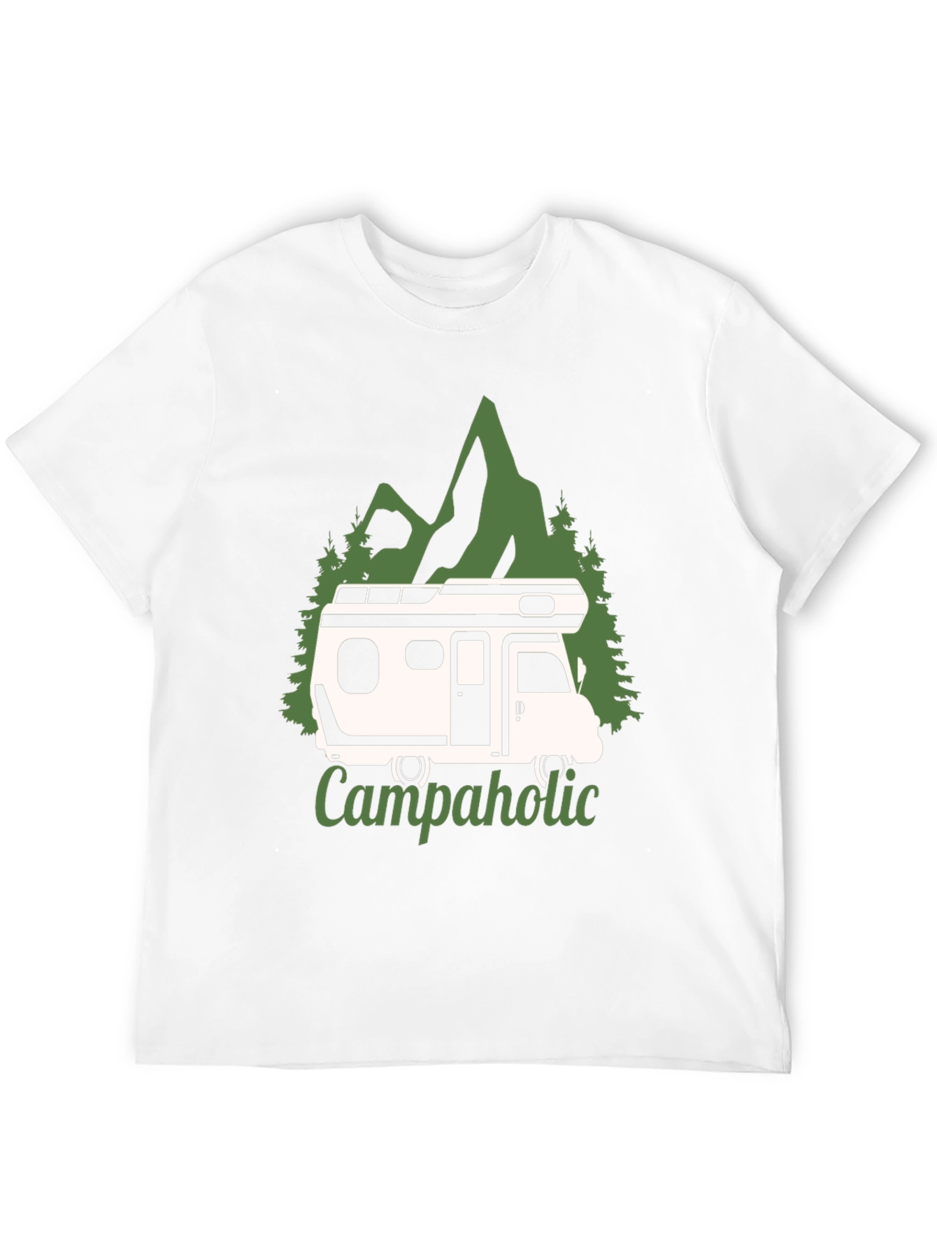 Campaholic T-Shirt - Camping RV Graphic Tee