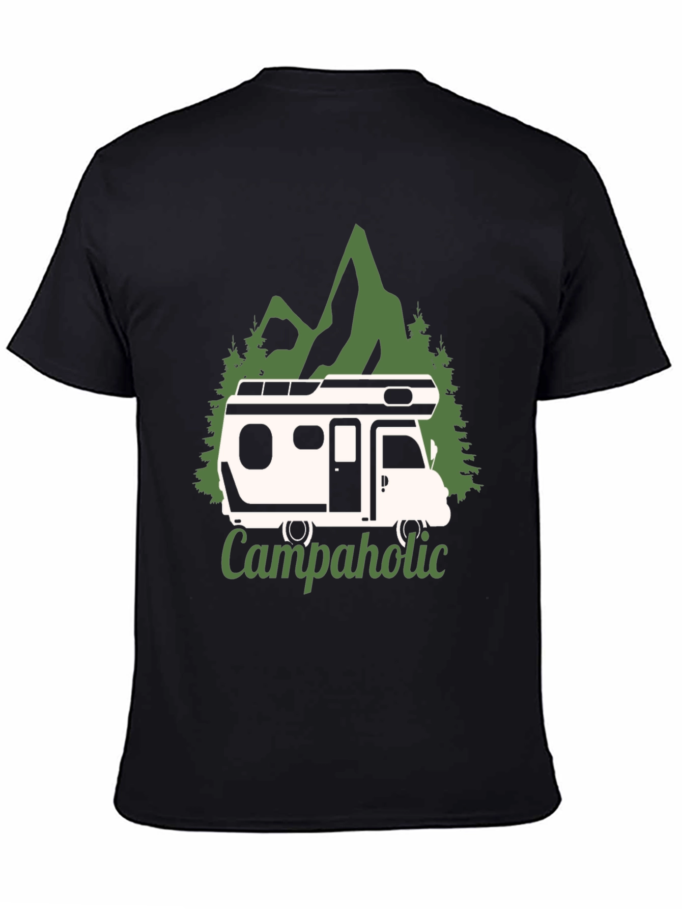 Campaholic T-Shirt - Camping RV Graphic Tee
