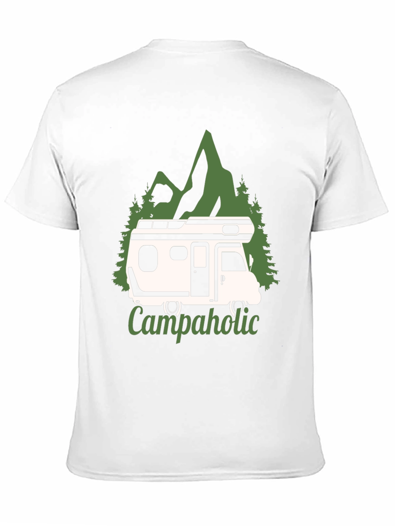 Campaholic T-Shirt - Camping RV Graphic Tee