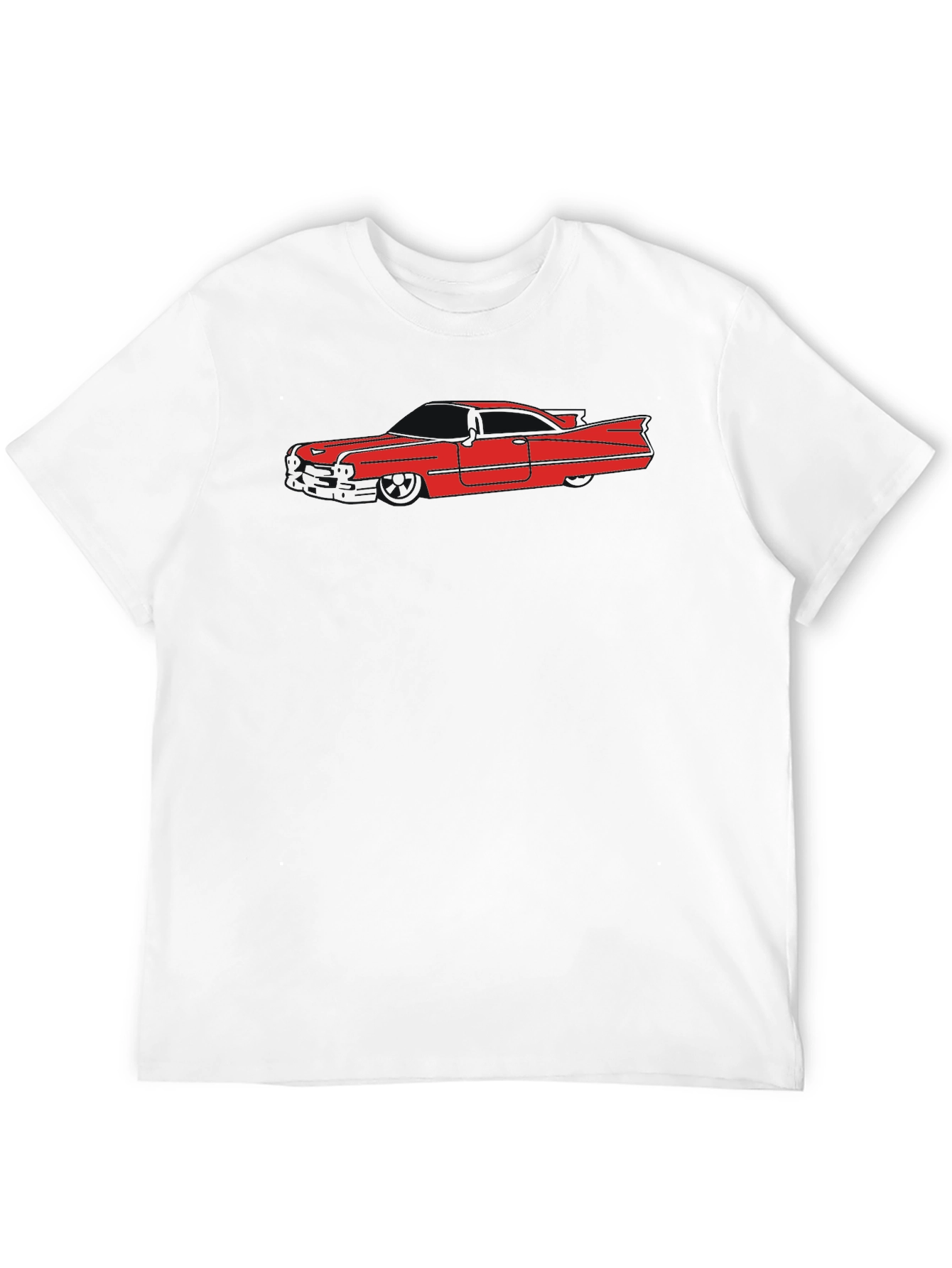 Classic Car Silhouette T-Shirt - Black