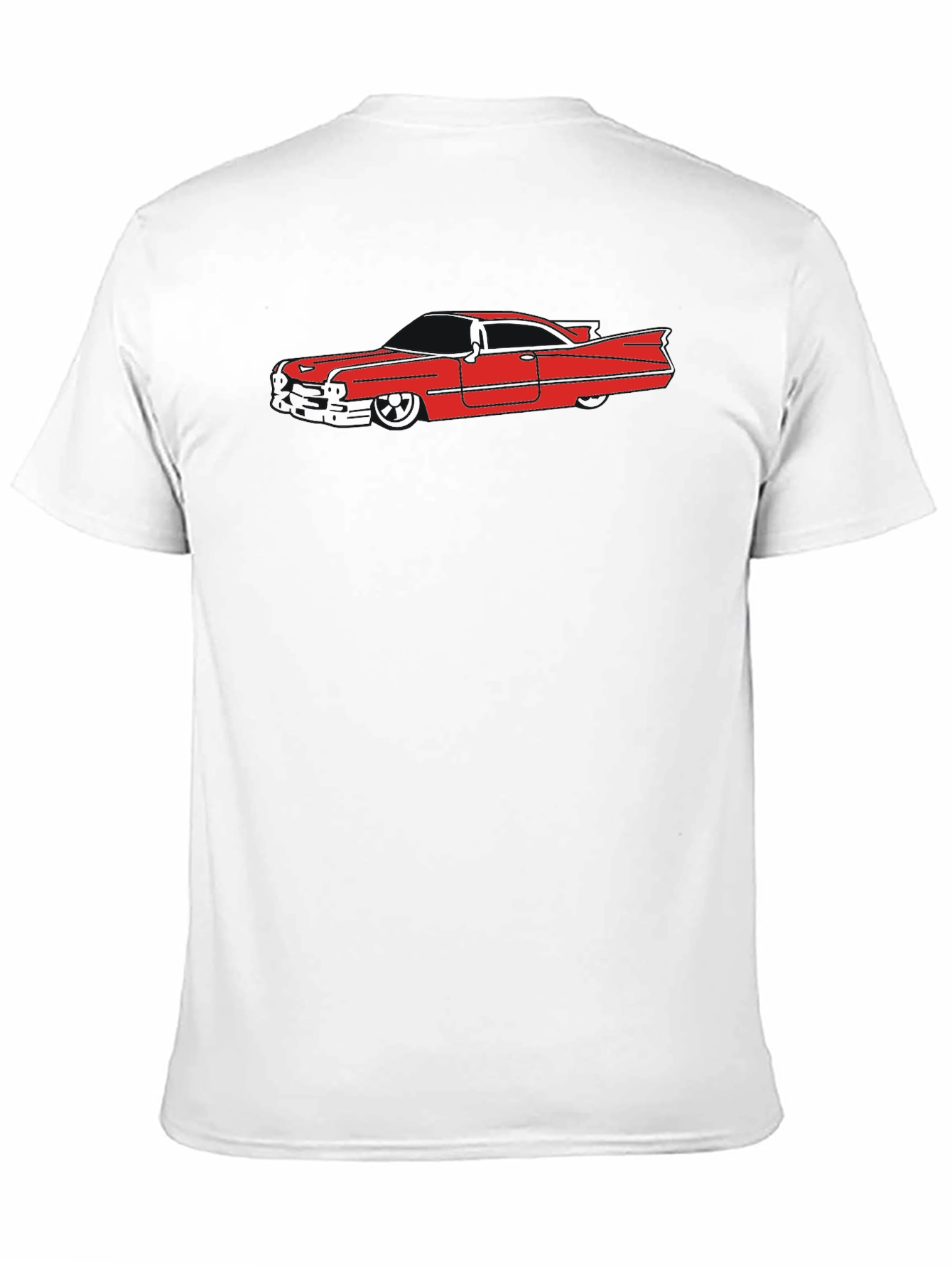 Classic Car Silhouette T-Shirt - Black