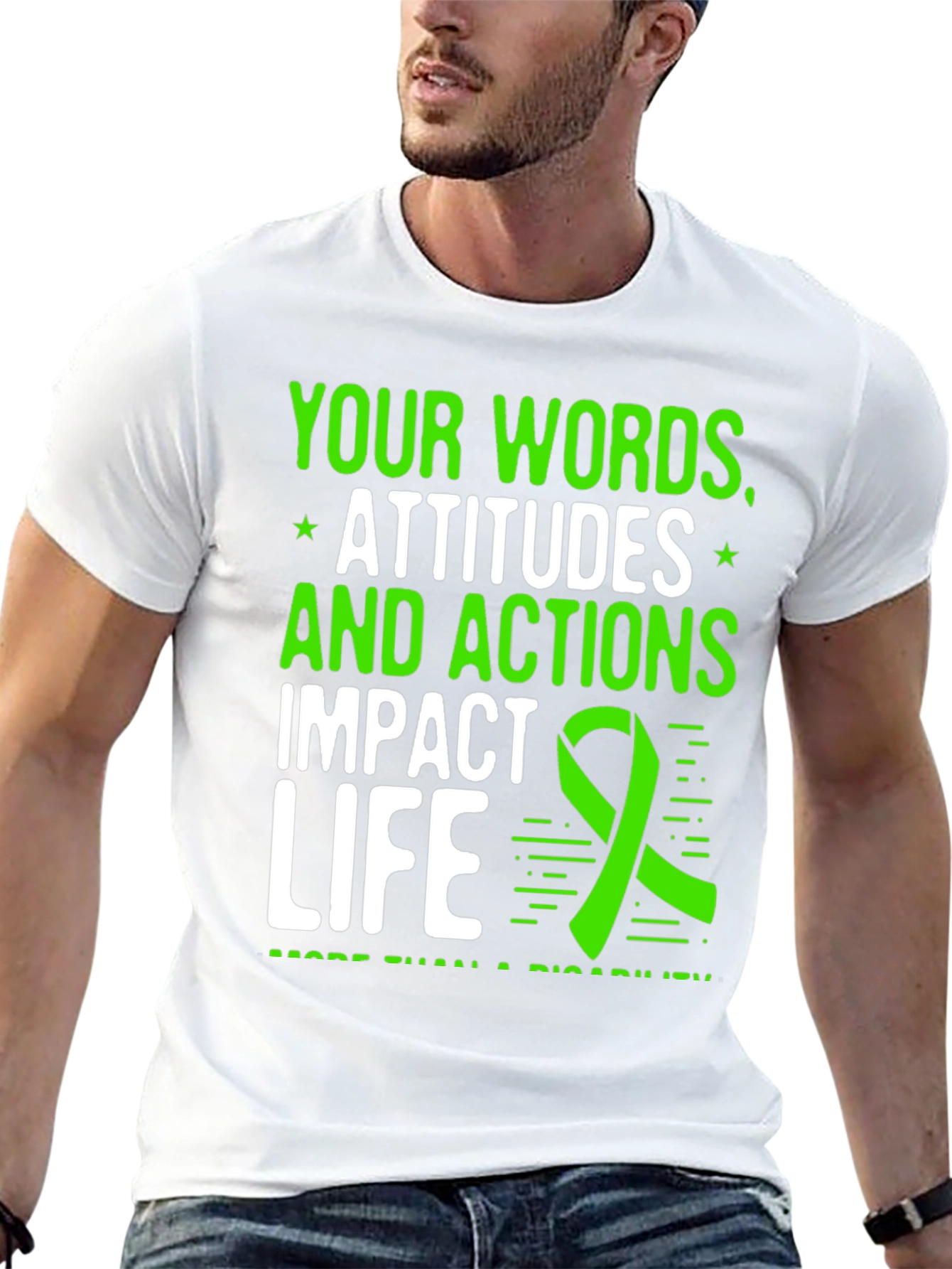 Impact Life T-Shirt - Words Attitudes Actions Matter