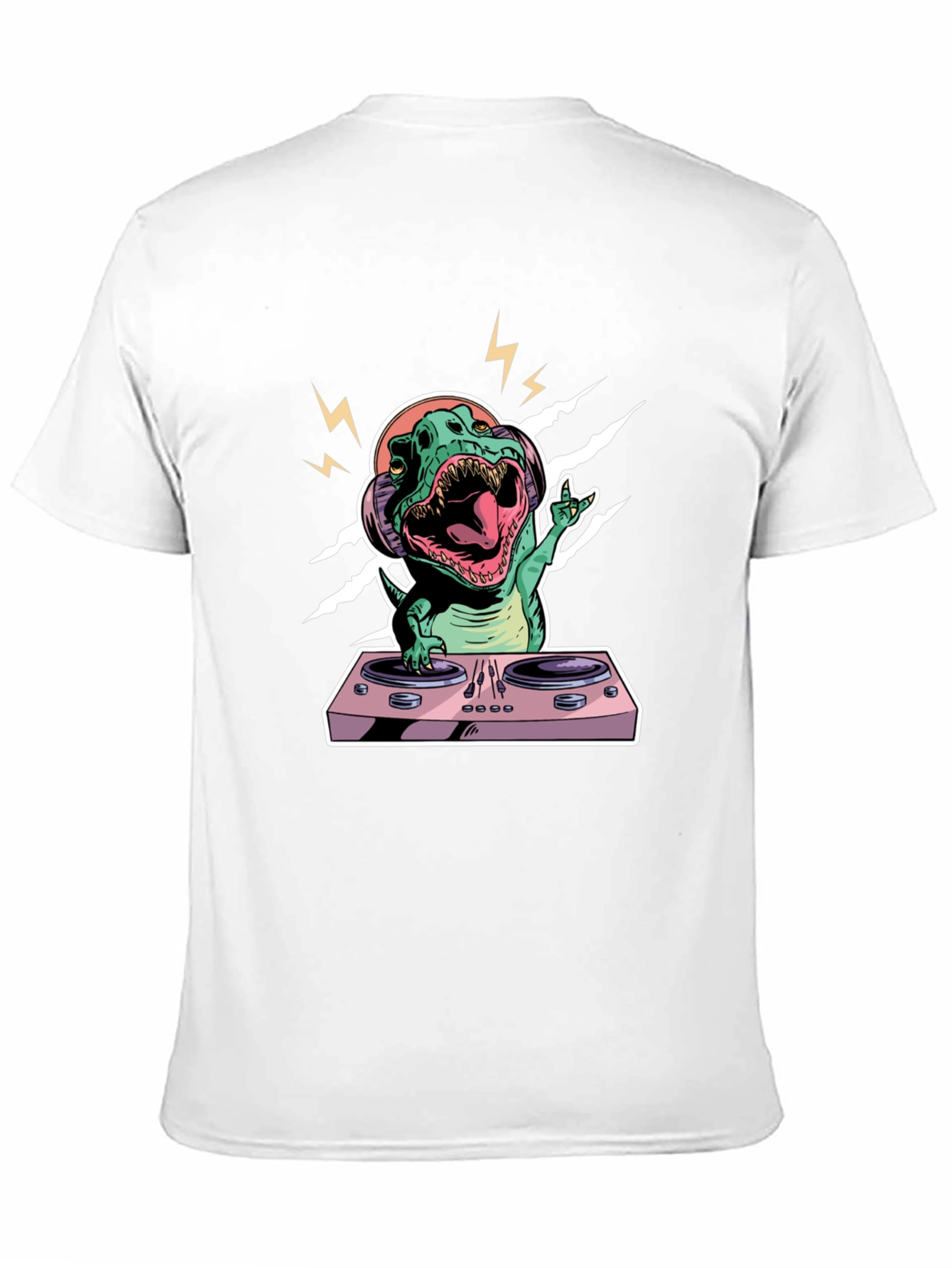 DJ Dino T-Shirt - Rocking Rex Design