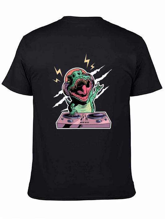 DJ Dino T-Shirt - Rocking Rex Design