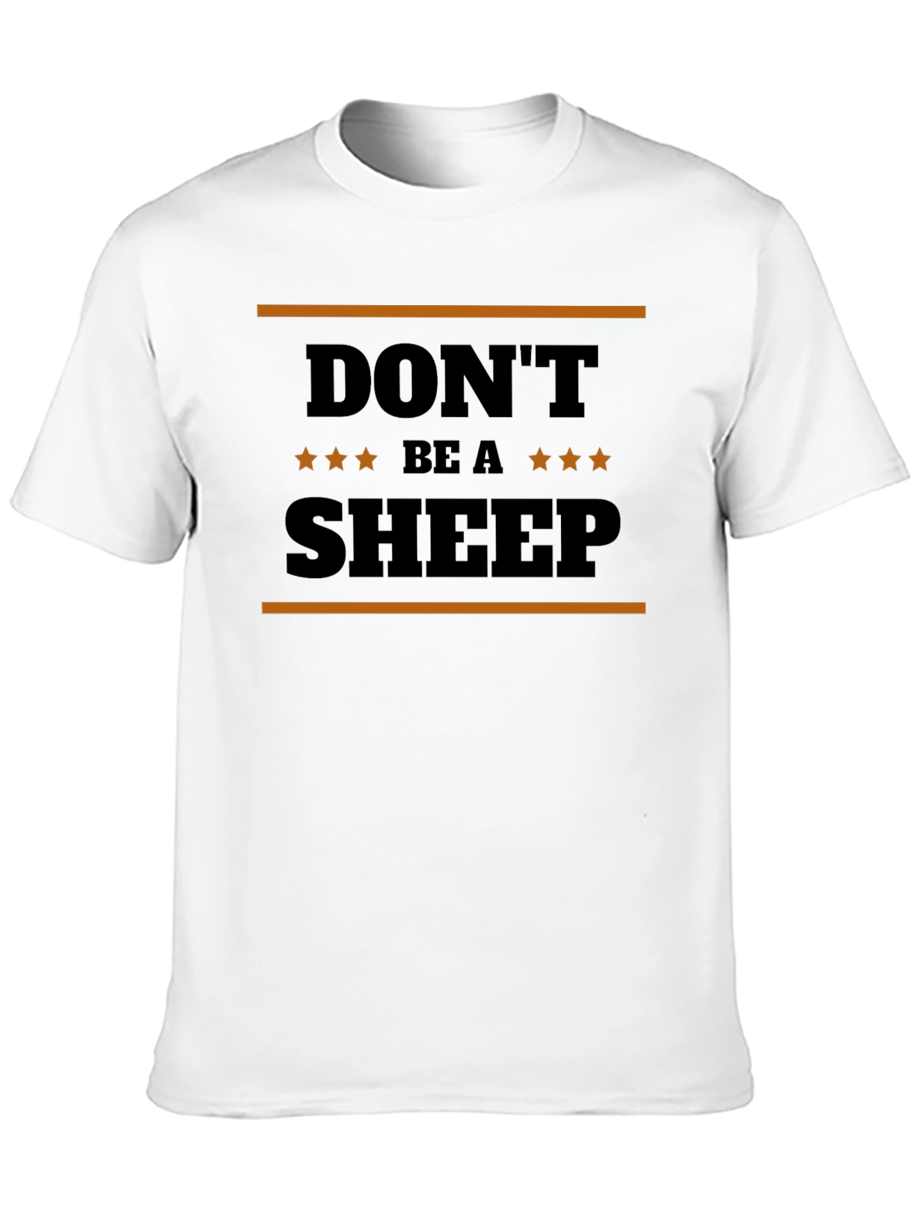 Dont Be A Sheep Graphic Tee - Black