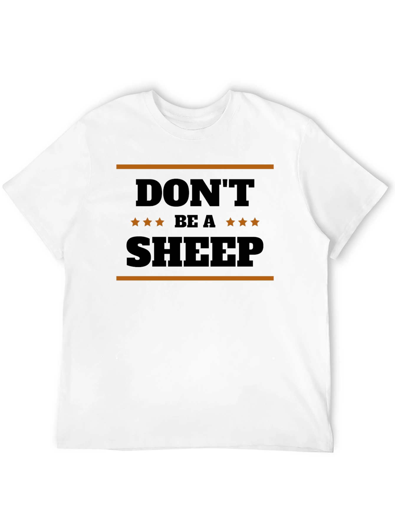 Dont Be A Sheep Graphic Tee - Black