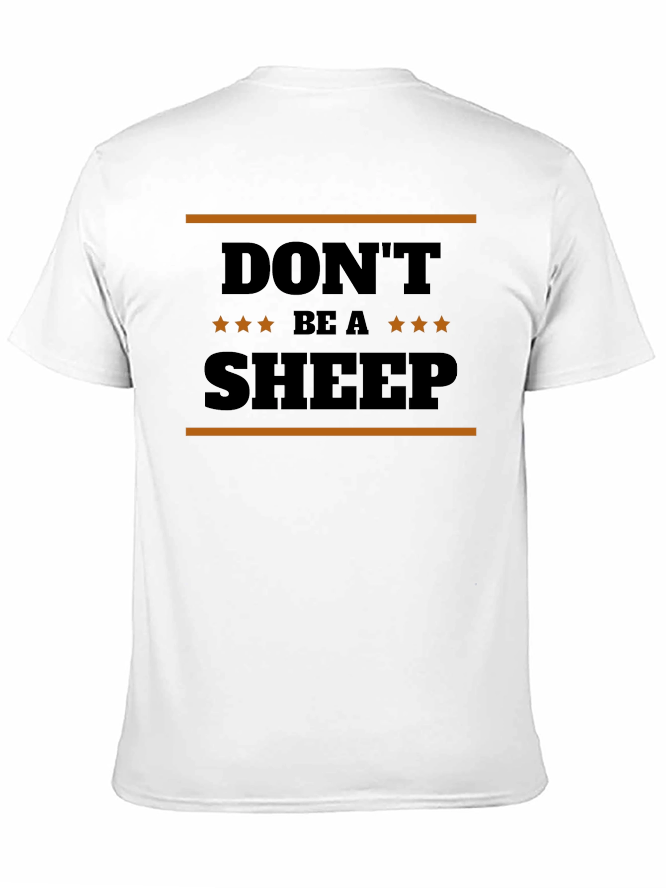 Dont Be A Sheep Graphic Tee - Black