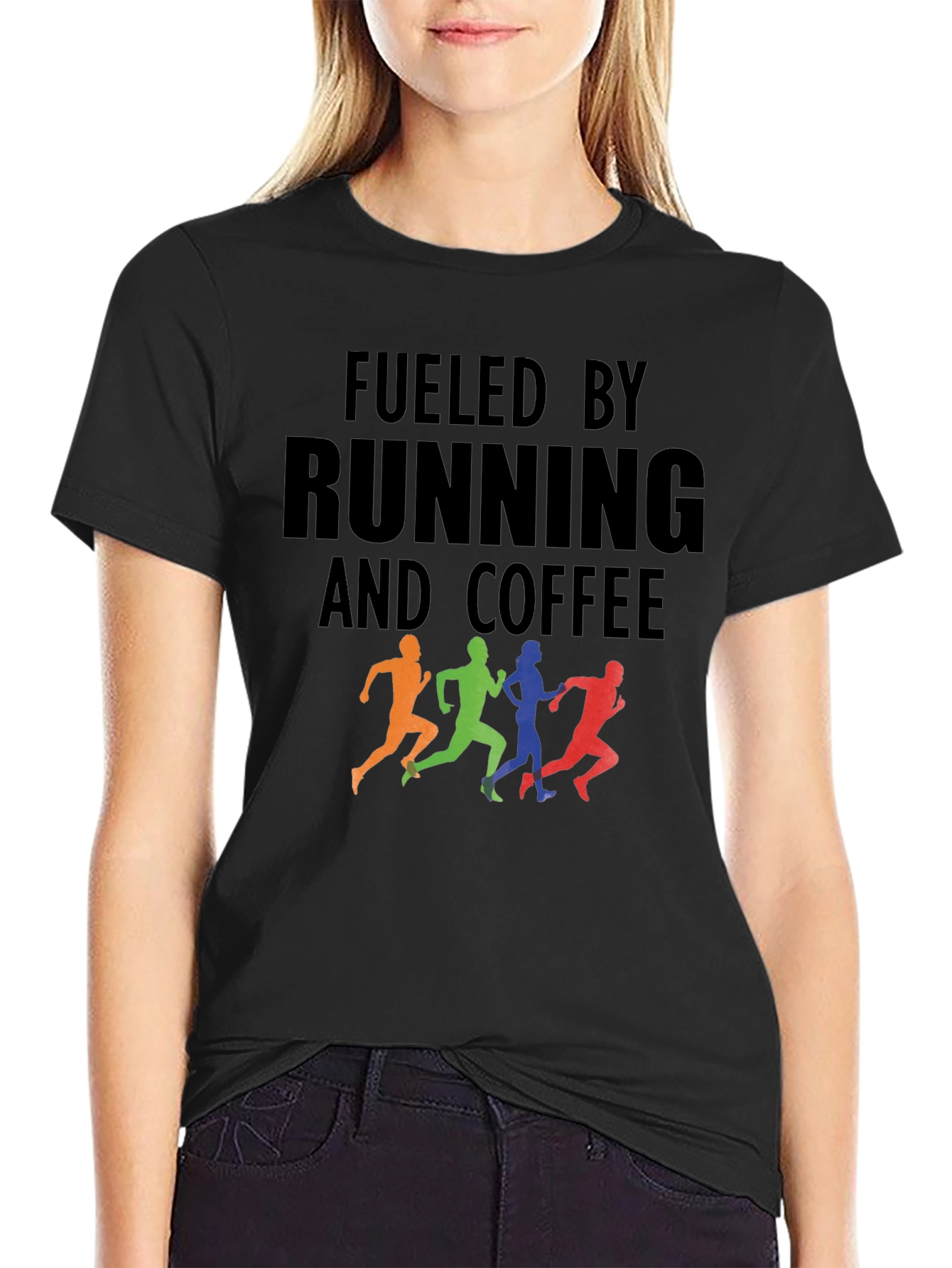 Fueled by Running and Coffee T-Shirt