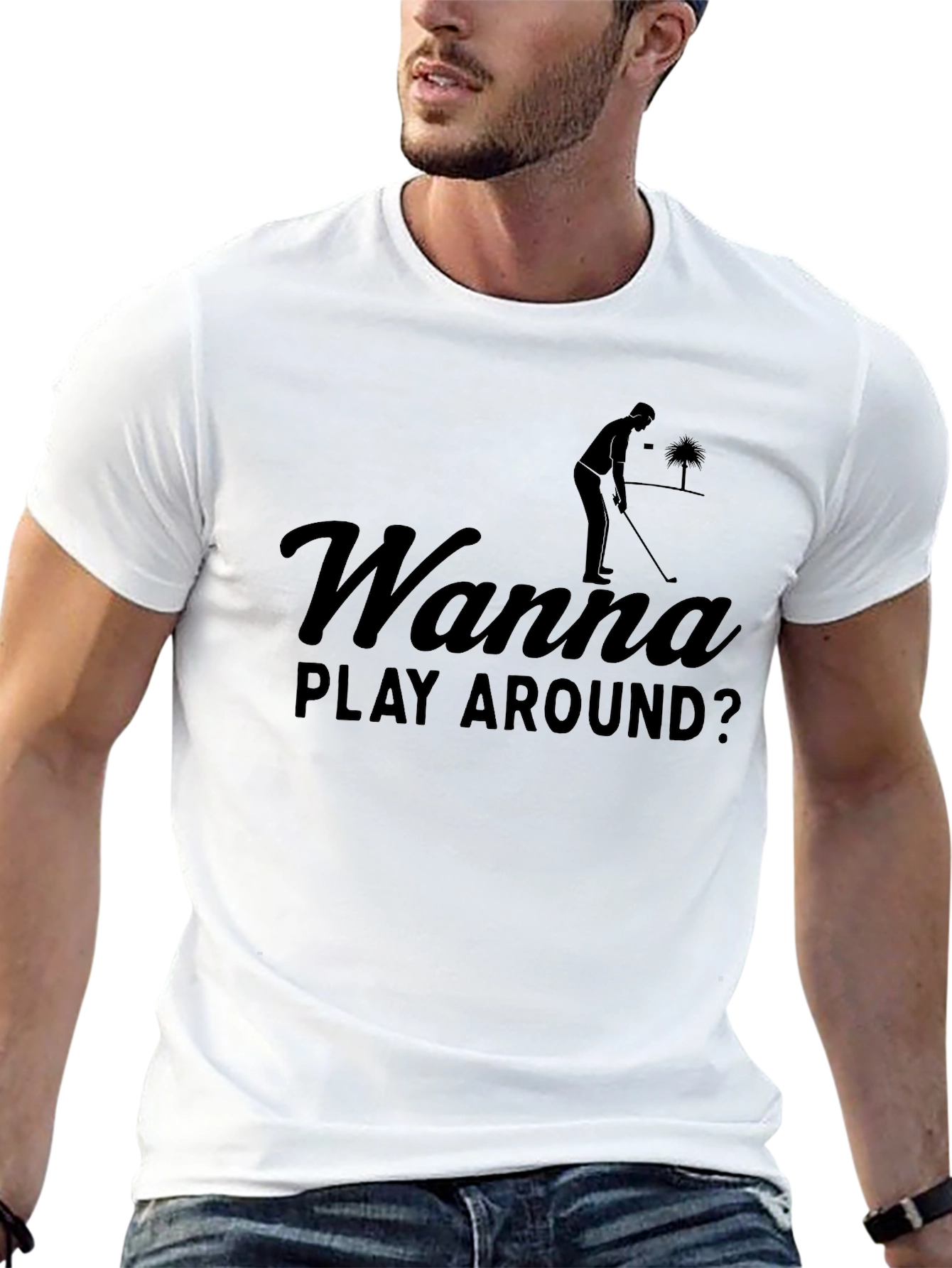 Wanna Play Around? Golf T-Shirt