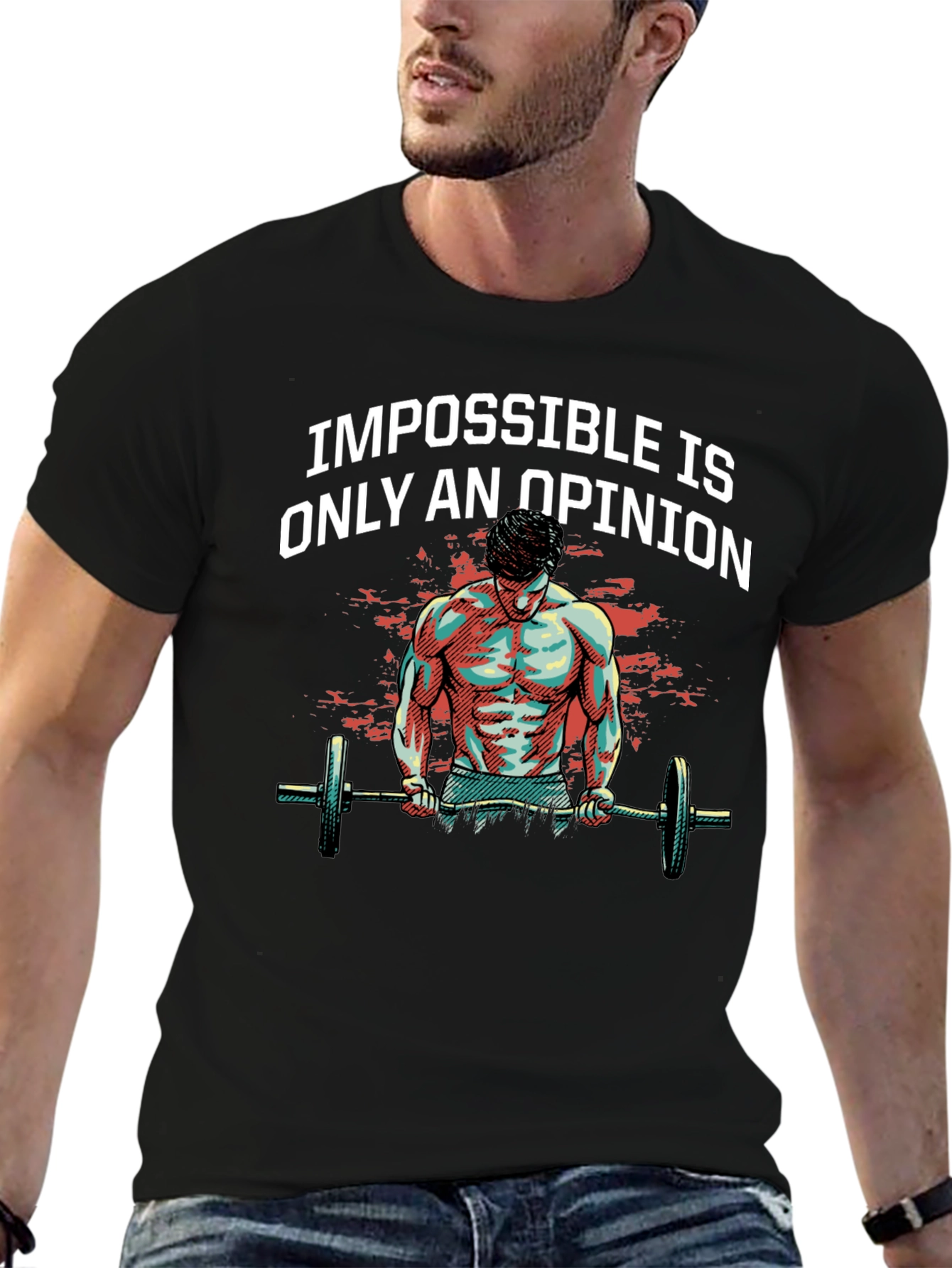 Impossible is Only an Opinion Graphic T-Shirt