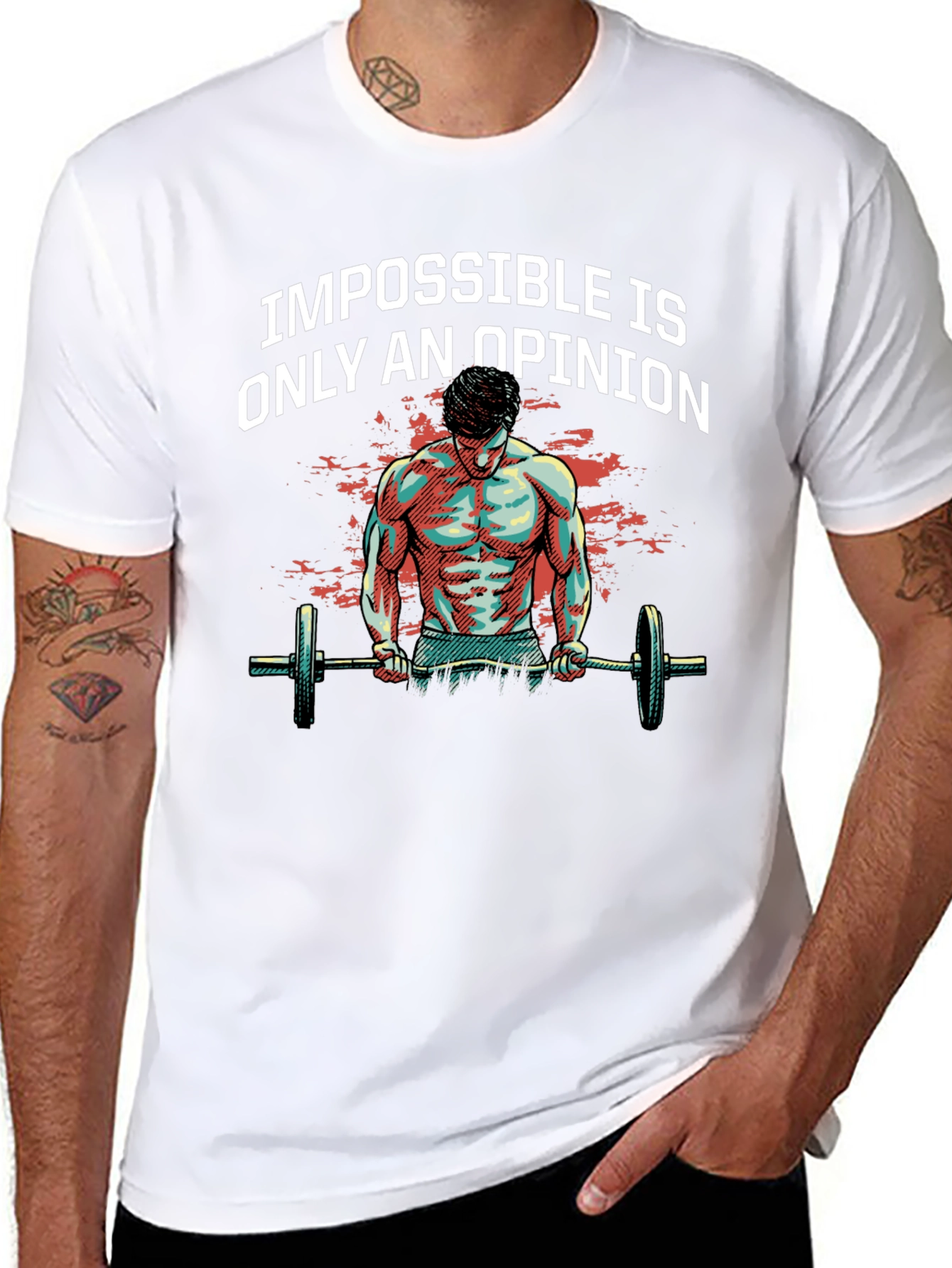 Impossible is Only an Opinion Graphic T-Shirt