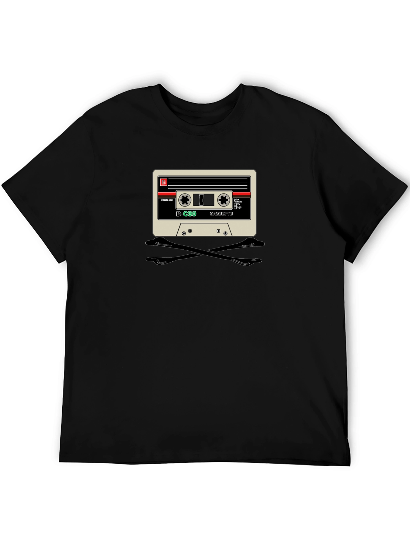 Cassette Tape T-Shirt - Retro Music Style