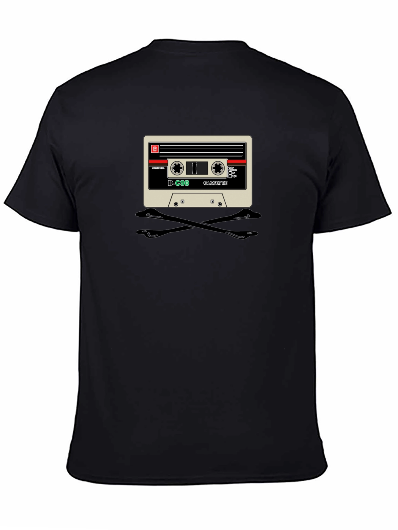 Cassette Tape T-Shirt - Retro Music Style