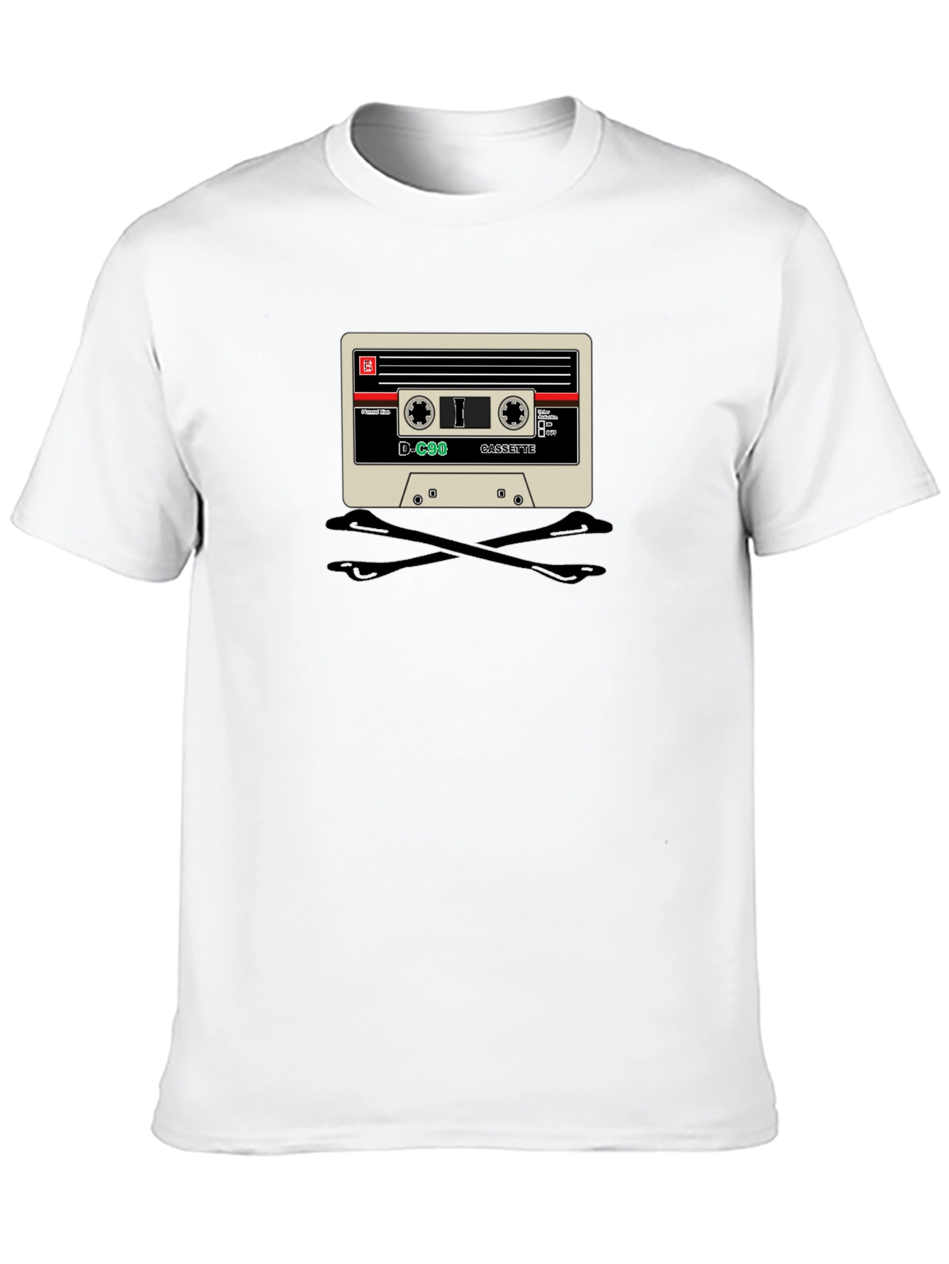 Cassette Tape T-Shirt - Retro Music Style