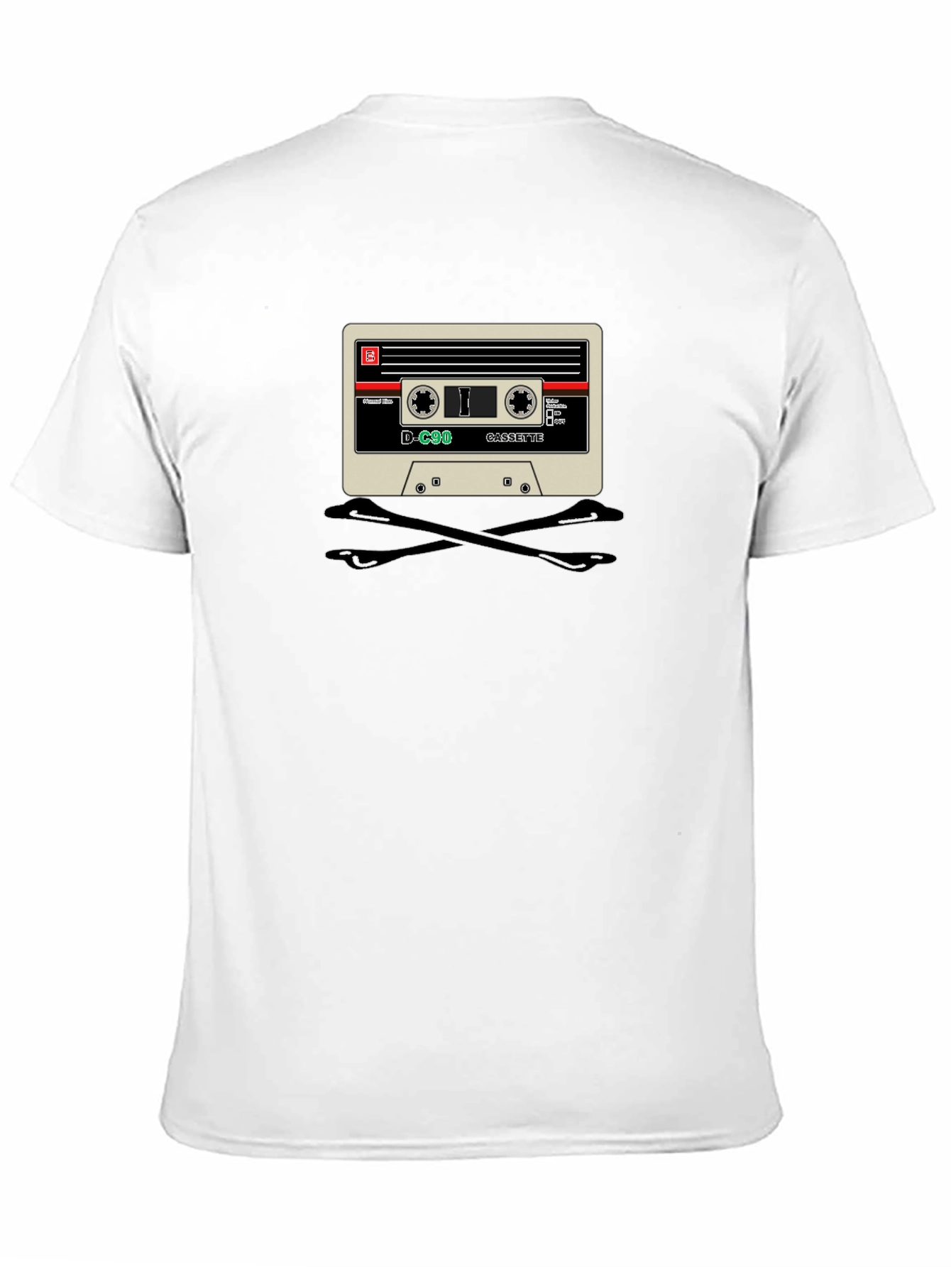 Cassette Tape T-Shirt - Retro Music Style