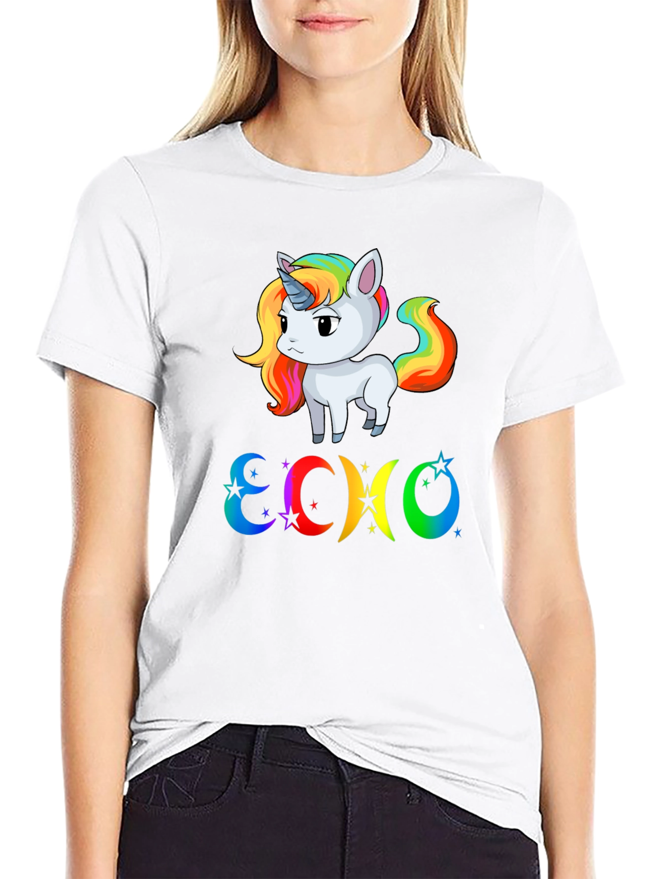 Rainbow Unicorn ECHO T-Shirt