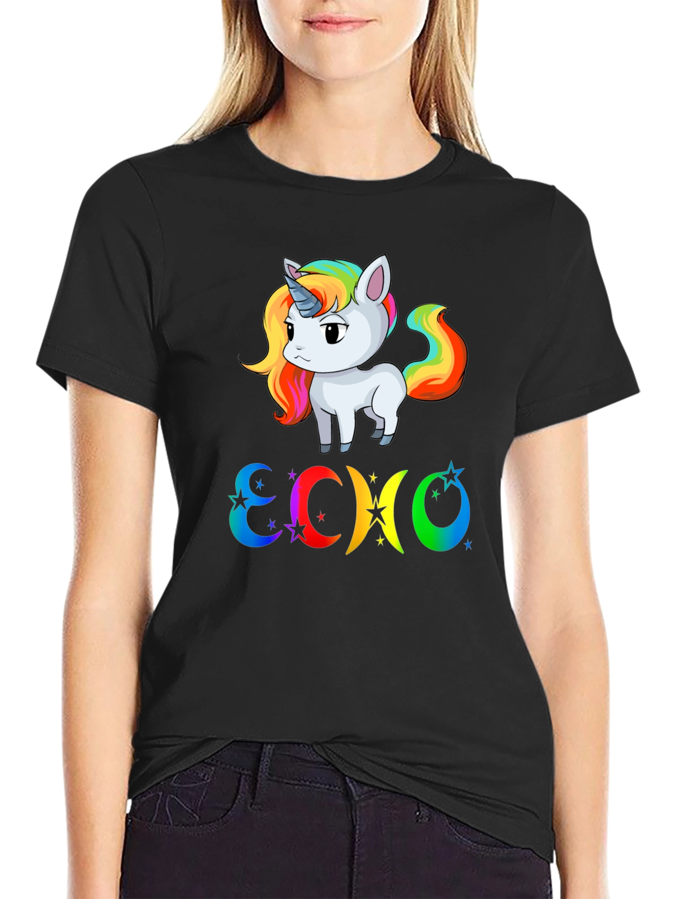 Rainbow Unicorn ECHO T-Shirt