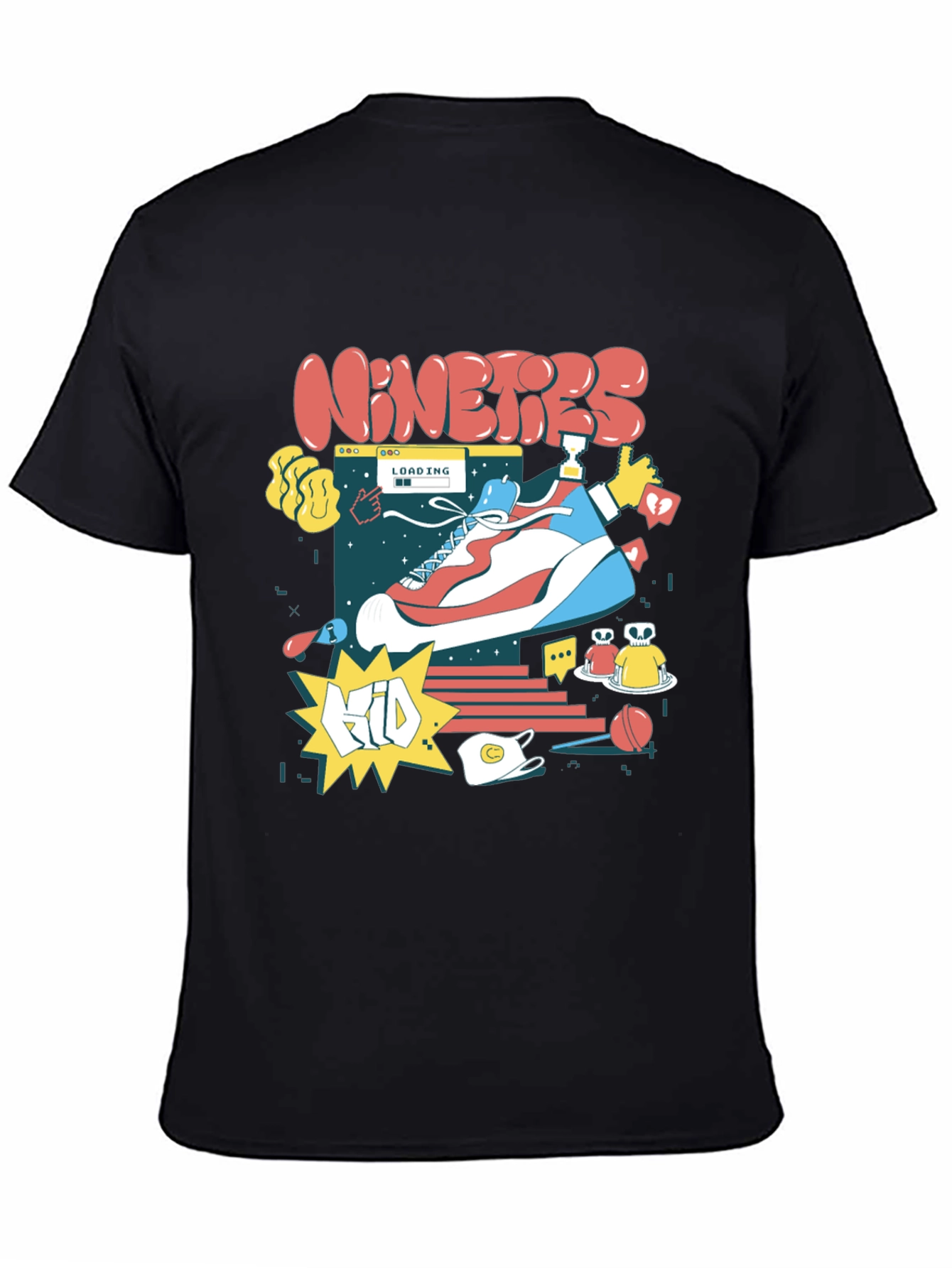 Nineties Kid Graphic Tee - Retro Style
