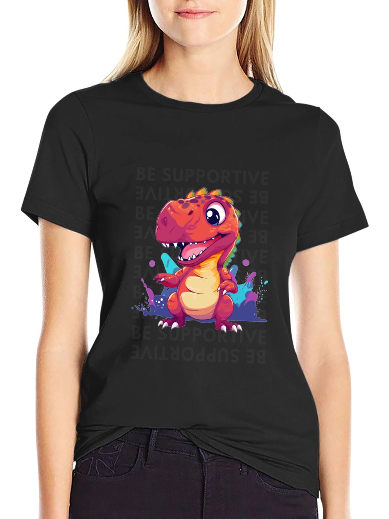 Dino T-Shirt - Fun Cartoon Design
