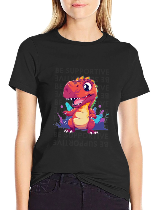 Dino T-Shirt - Fun Cartoon Design