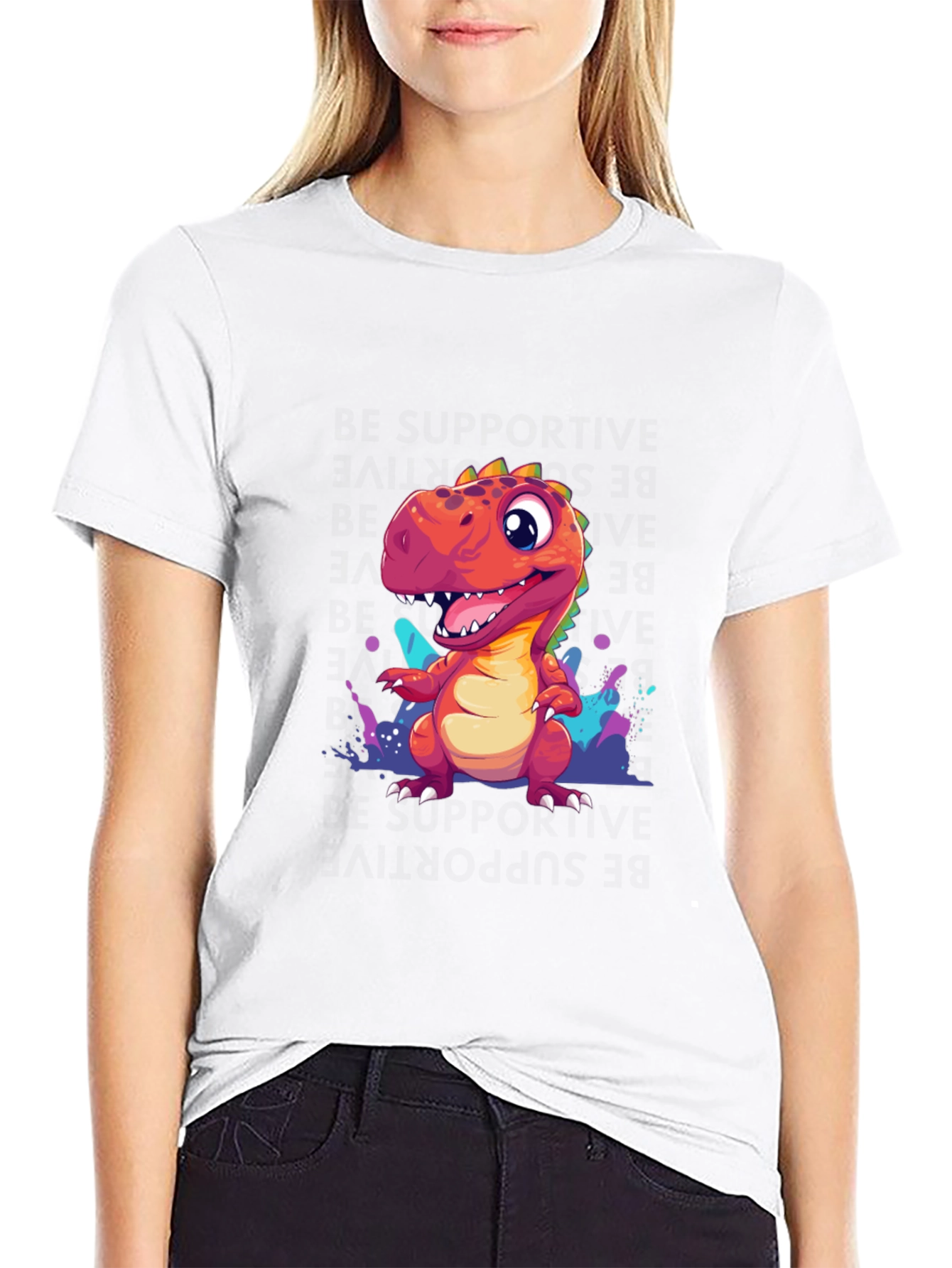 Dino T-Shirt - Fun Cartoon Design