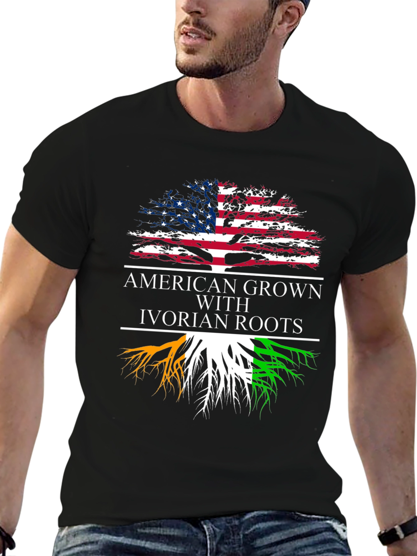American Grown with Ivorian Roots T-Shirt